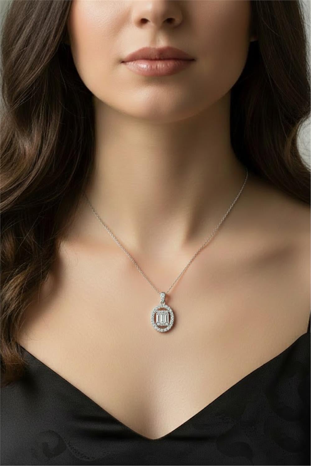 Çelik Kolye Silver 45cm