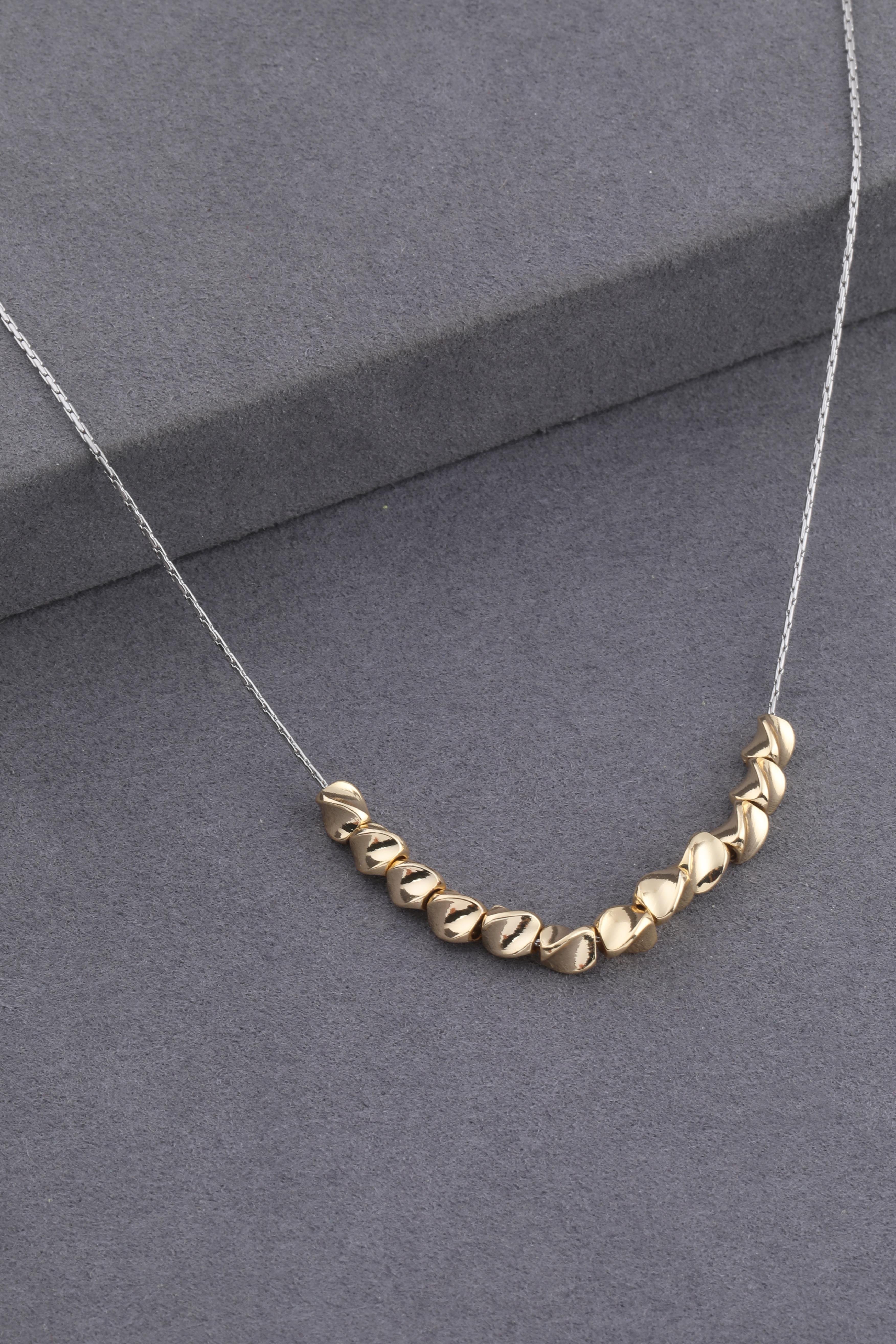 Çelik Kolye Silver 45cm