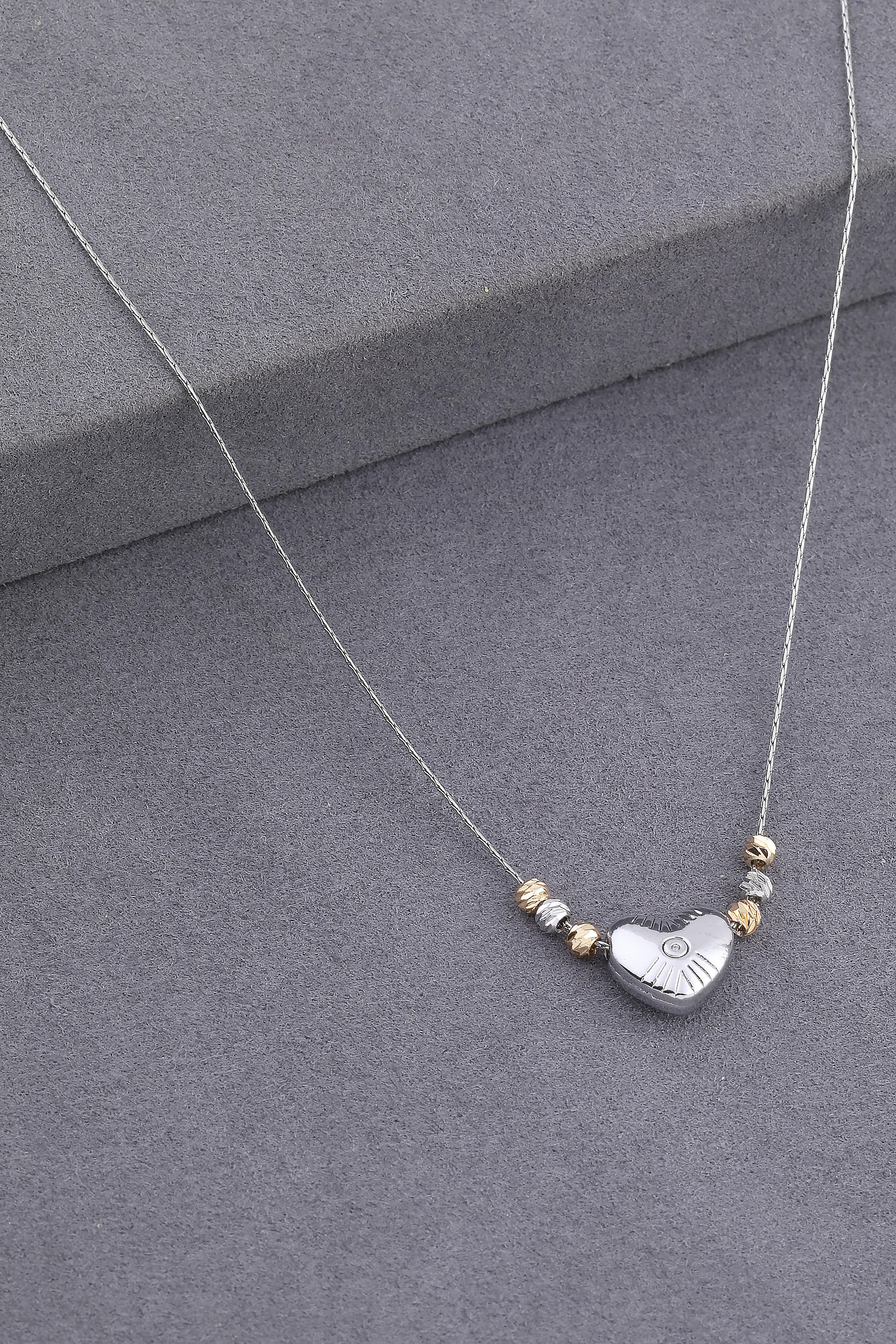 Çelik Kolye Silver 45cm