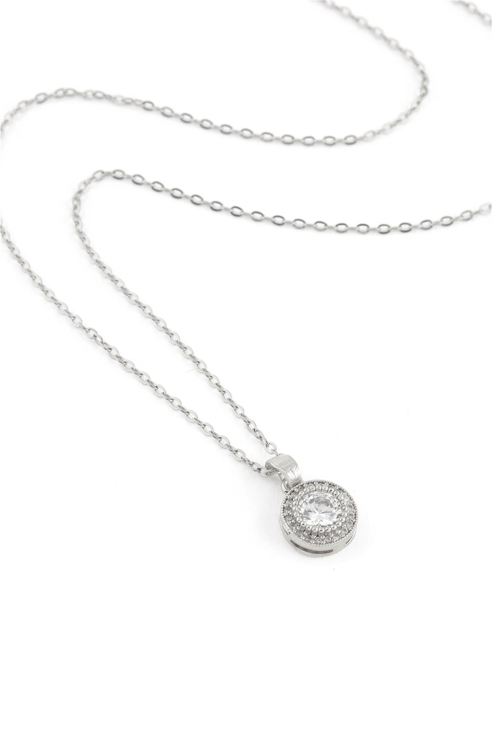 Çelik Kolye Silver 45cm