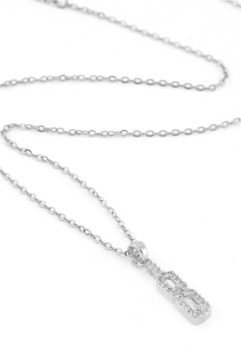 Çelik Kolye Silver 45cm