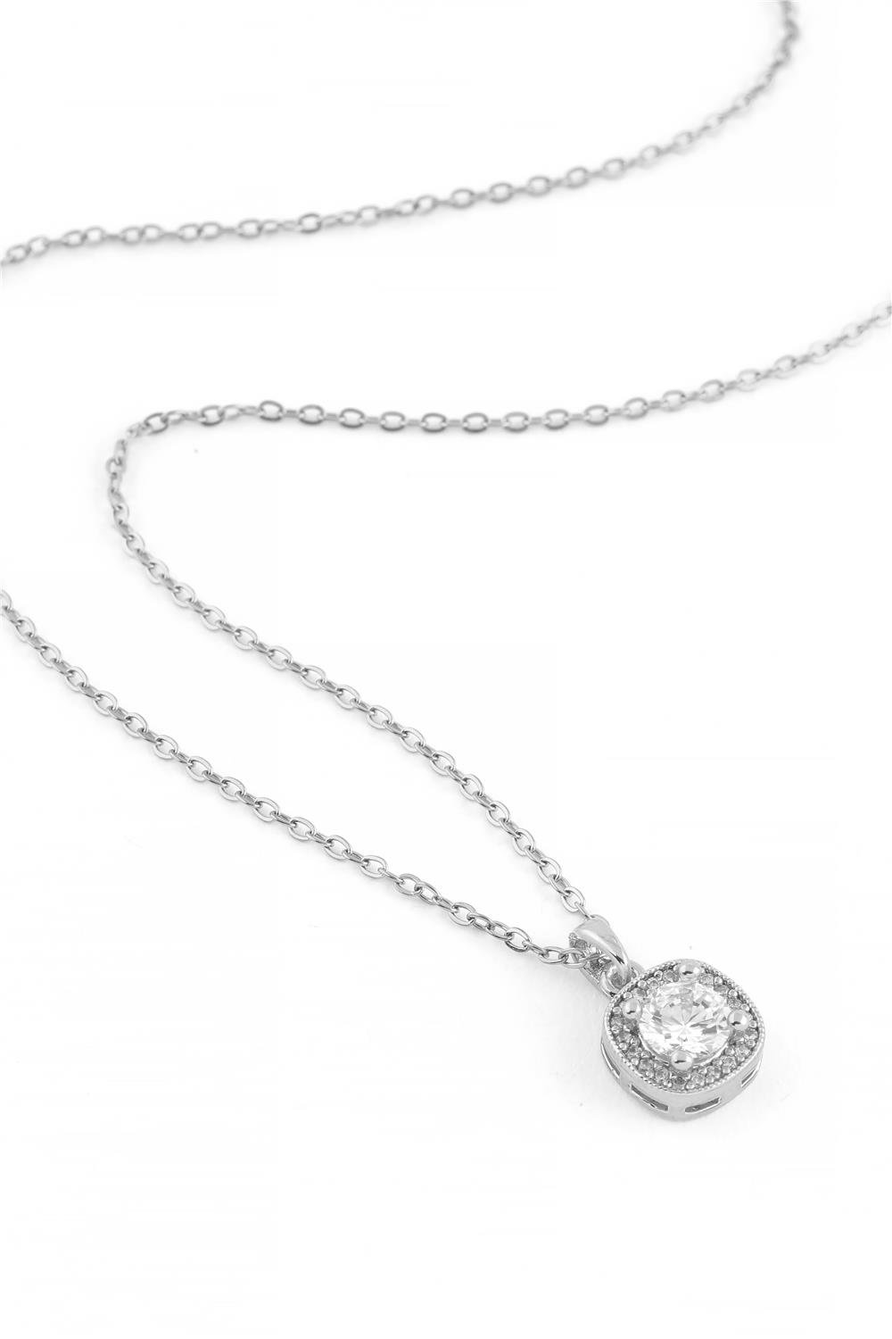 Çelik Kolye Silver 45cm