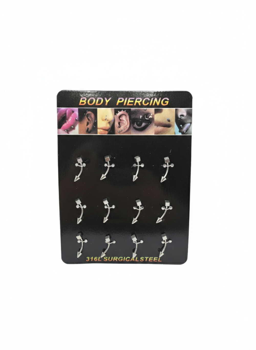 Çelik Piercing 12 Adet