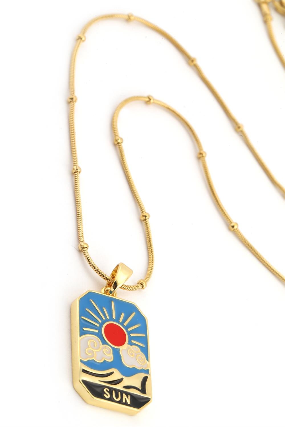 Çelik Tarot Kolye 45cm
