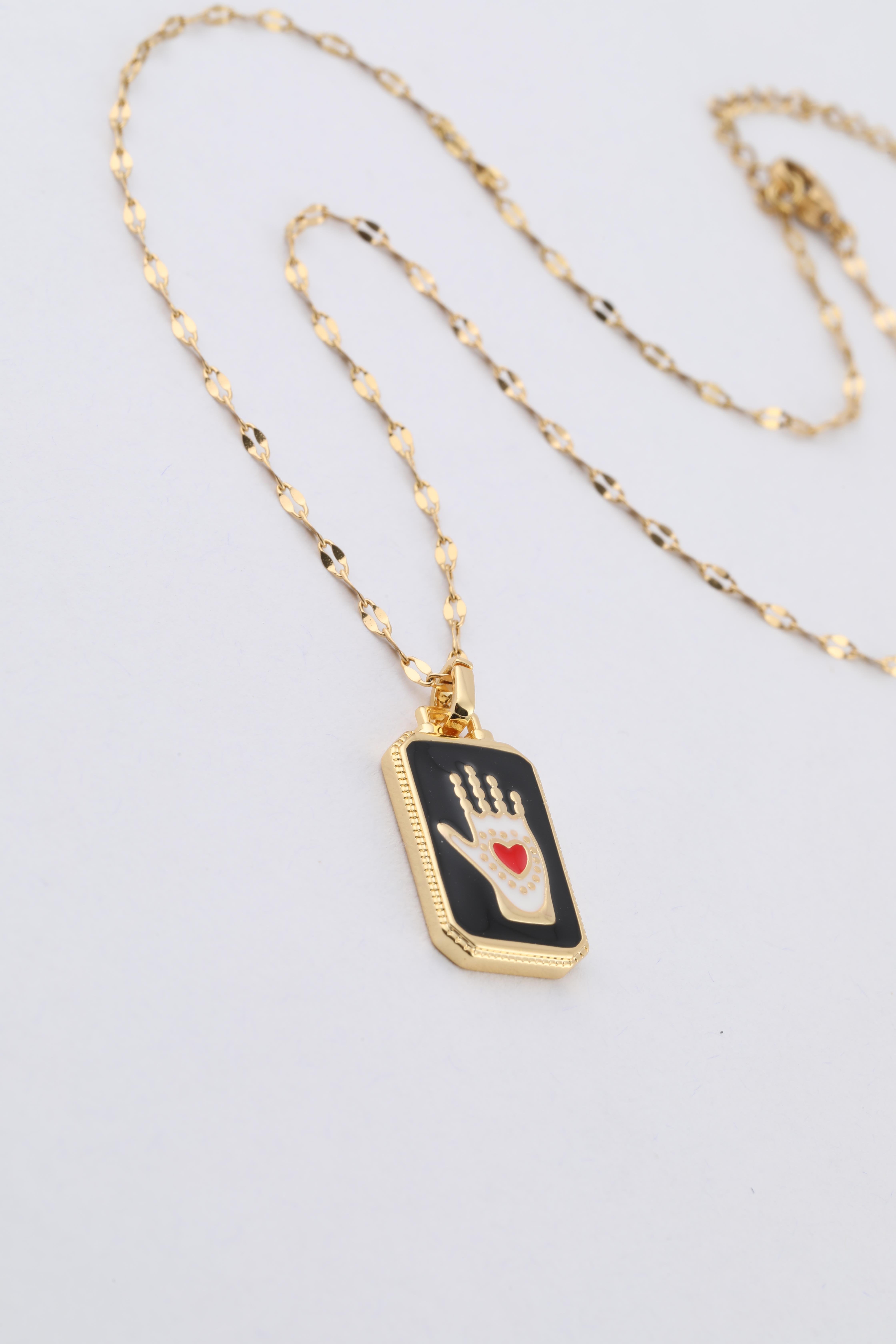 Çelik Tarot Kolye 45cm