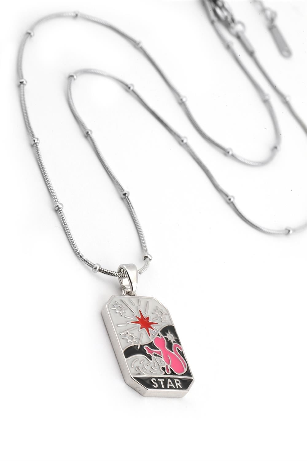 Çelik Tarot Kolye 45cm