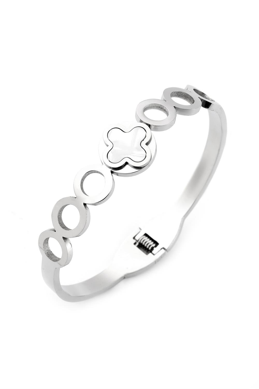 Çelik Üçlü Küpe