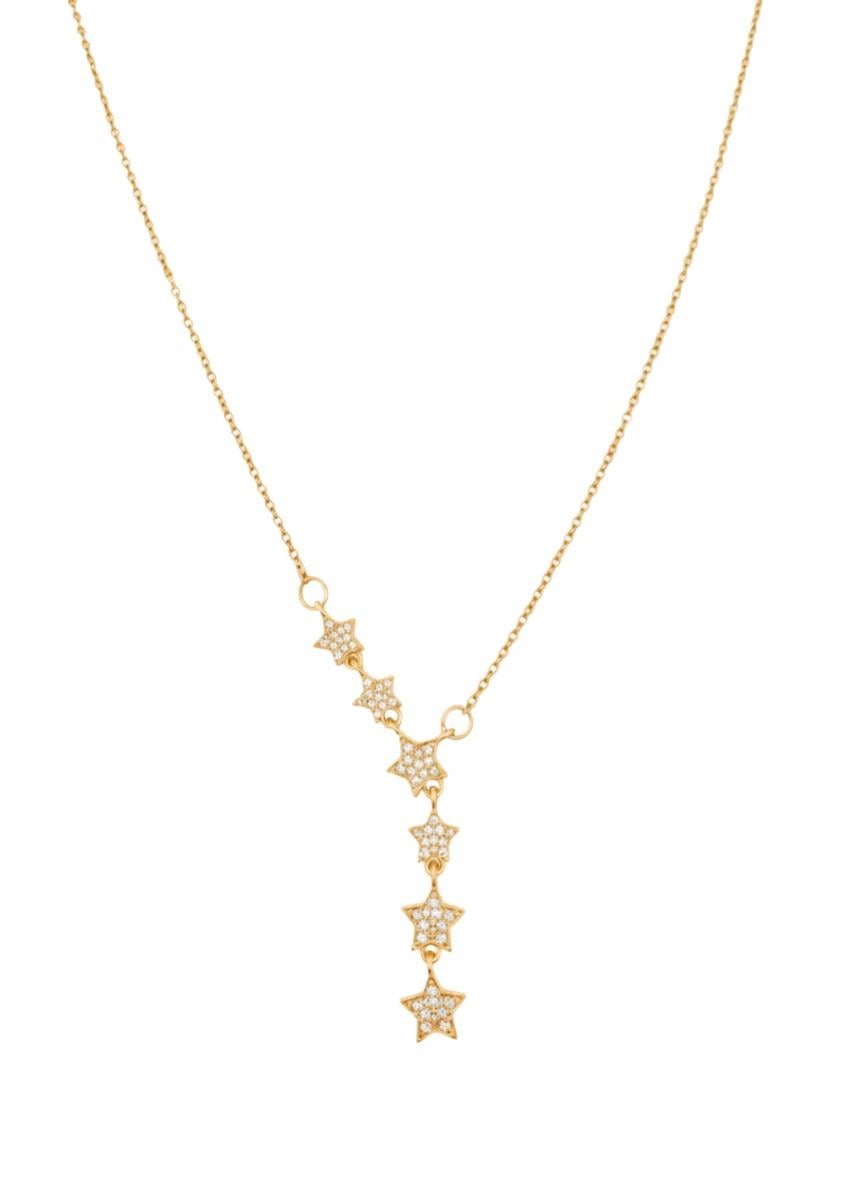 Çelik Y Kolye GOLD 45 cm 