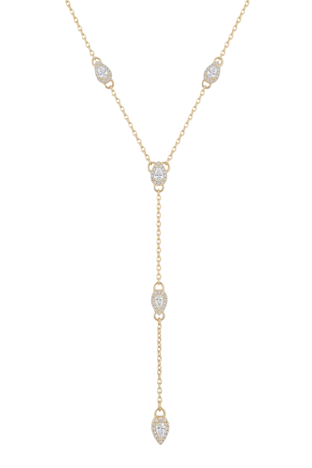 Çelik Y Kolye GOLD 45cm
