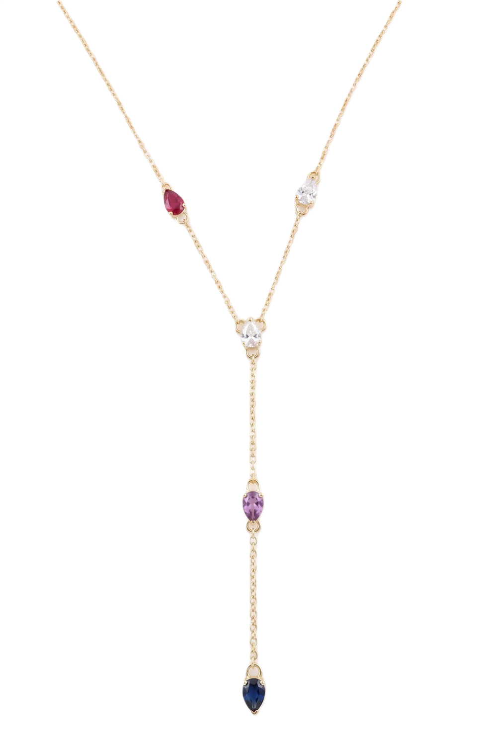 Çelik Y Kolye GOLD 45cm