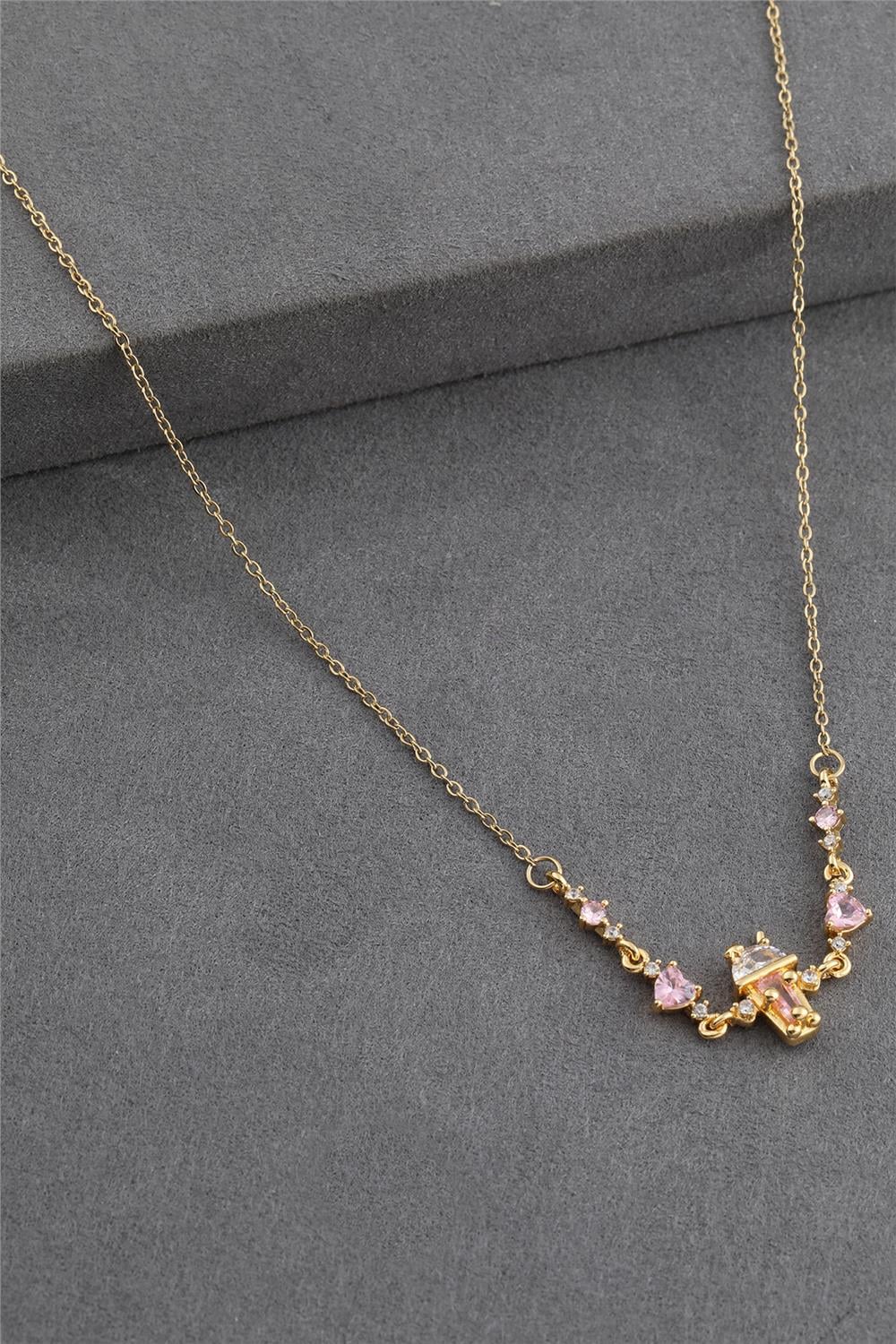 Çelik Y Kolye GOLD 45cm