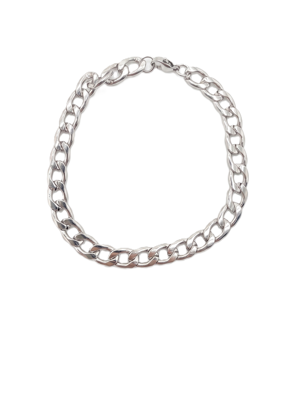 Erkek Çelik Bileklik SILVER 19cm