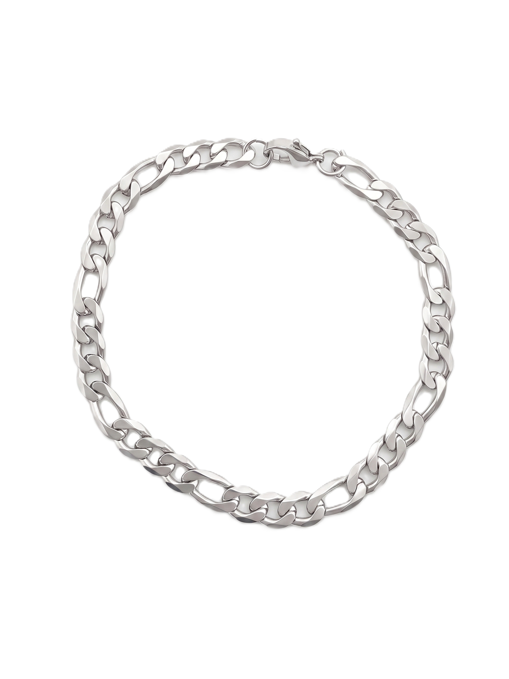 Erkek Çelik Bileklik SILVER 19cm