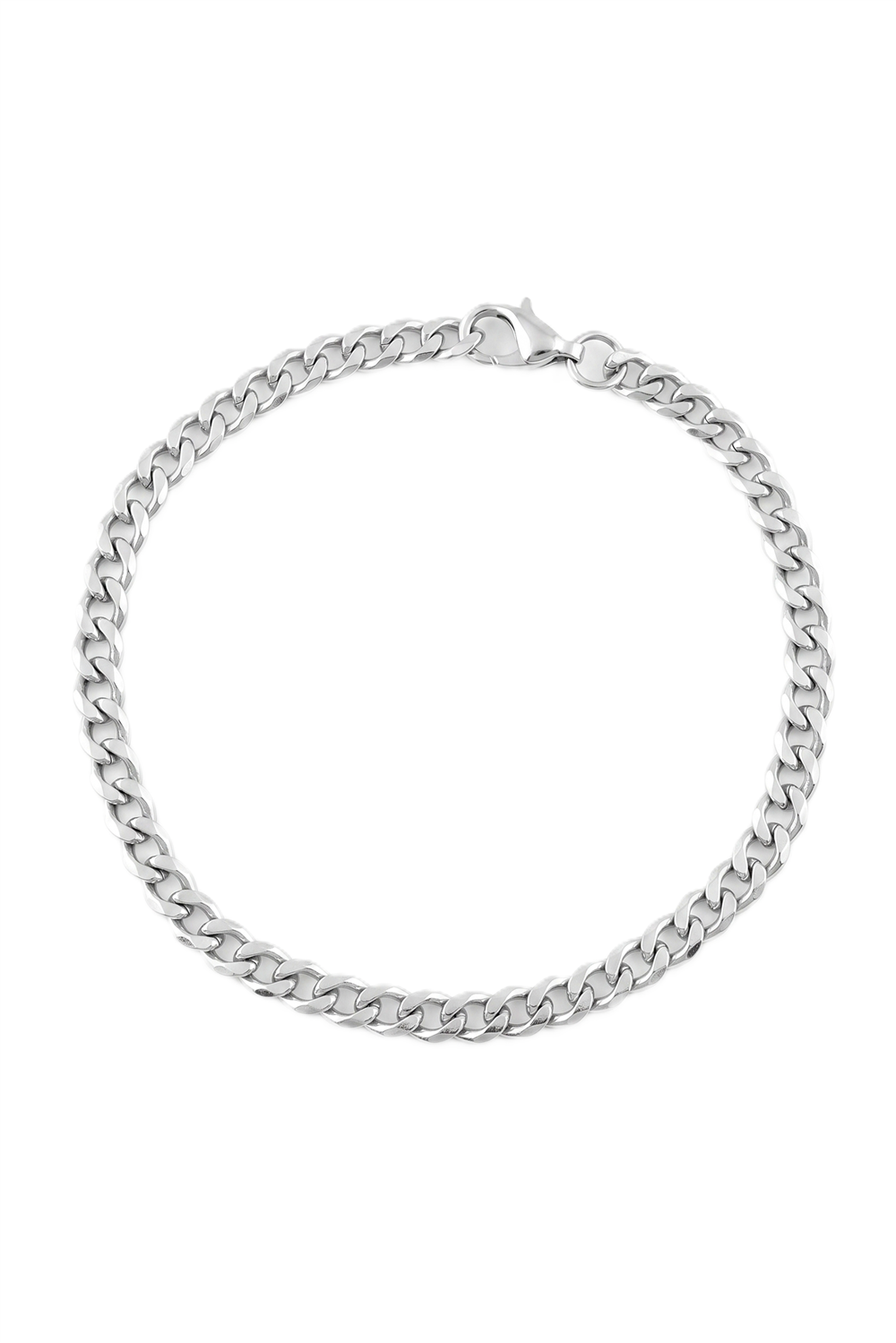 Erkek Çelik Bileklik SILVER 19cm