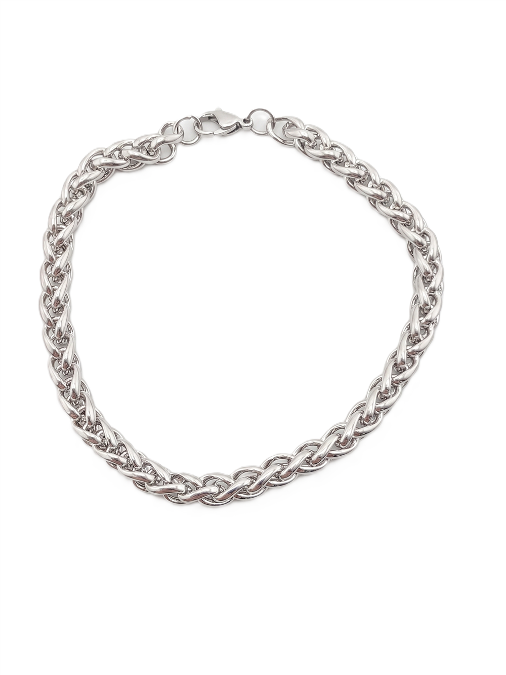 Erkek Çelik Bileklik SILVER 19cm