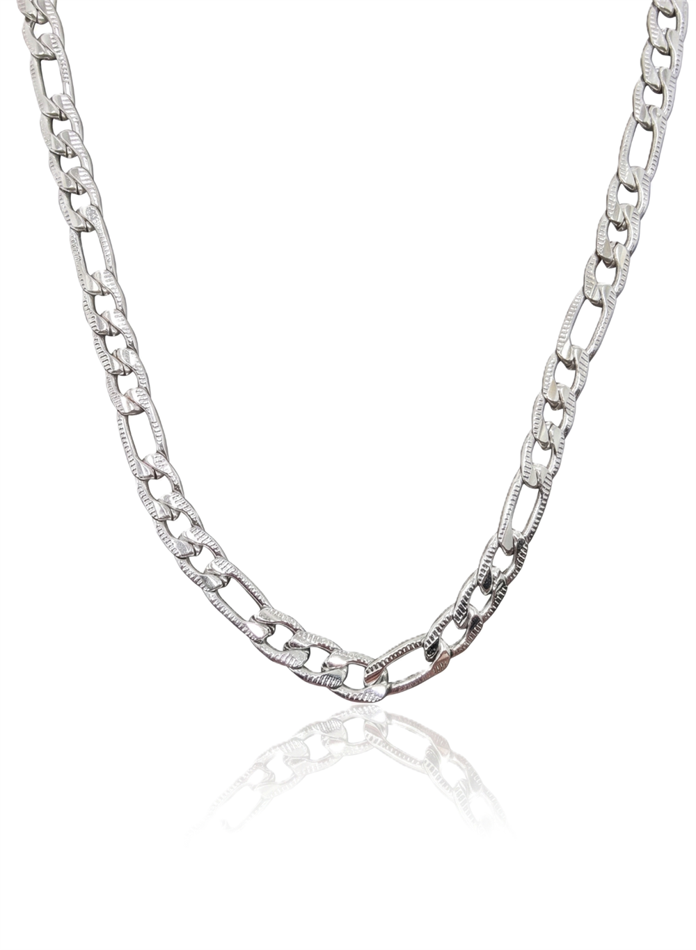 Erkek Çelik Kolye SILVER 60cm