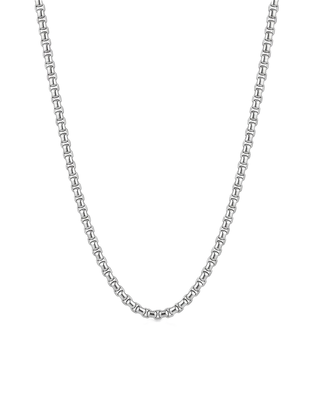 Erkek Çelik Kolye SILVER 60cm