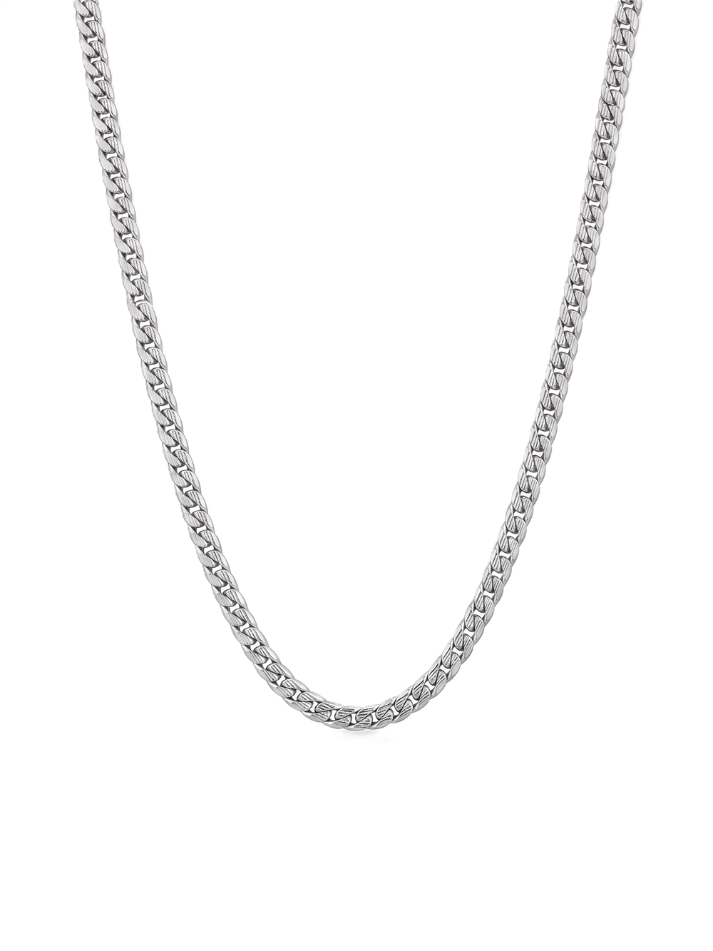 Erkek Çelik Kolye SILVER 60cm
