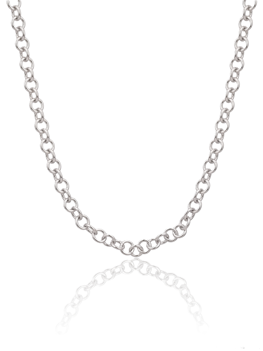 Erkek Çelik Kolye SILVER 60cm