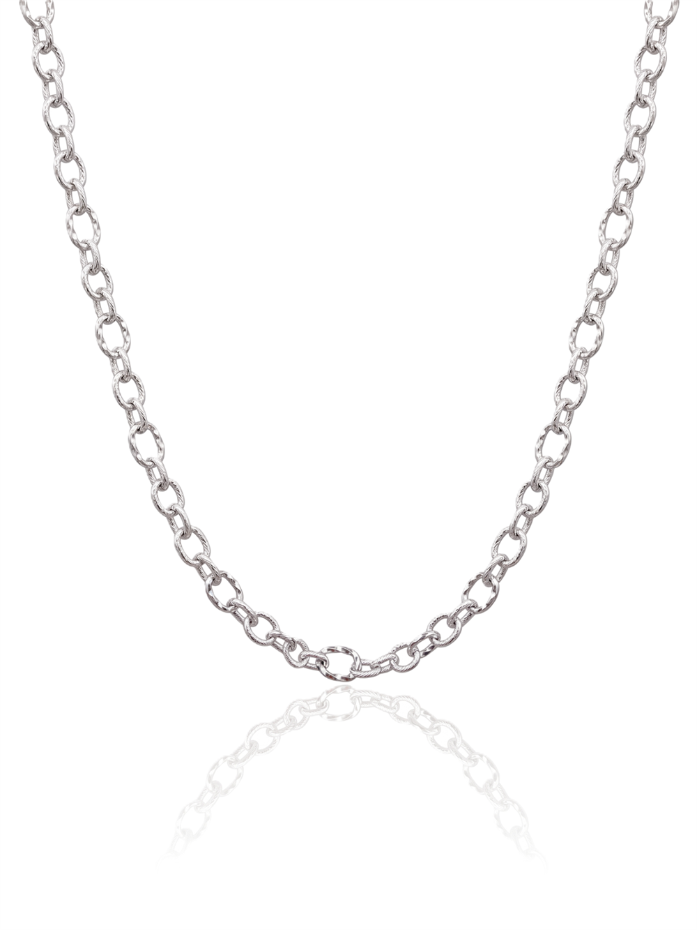 Erkek Çelik Kolye SILVER 60cm