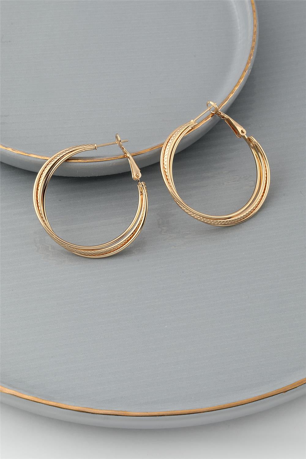 Halka Küpe Gold