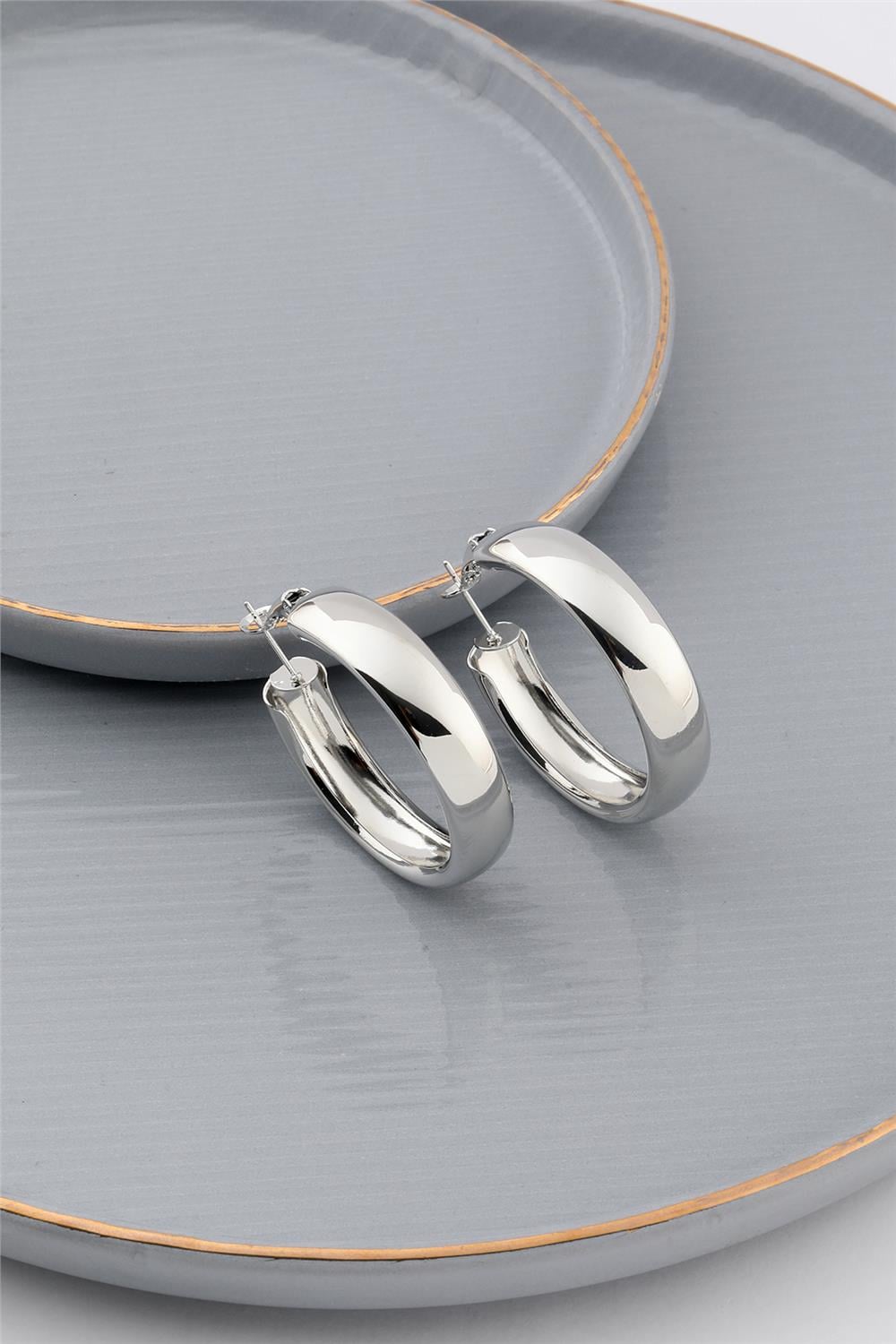 Halka Küpe Silver