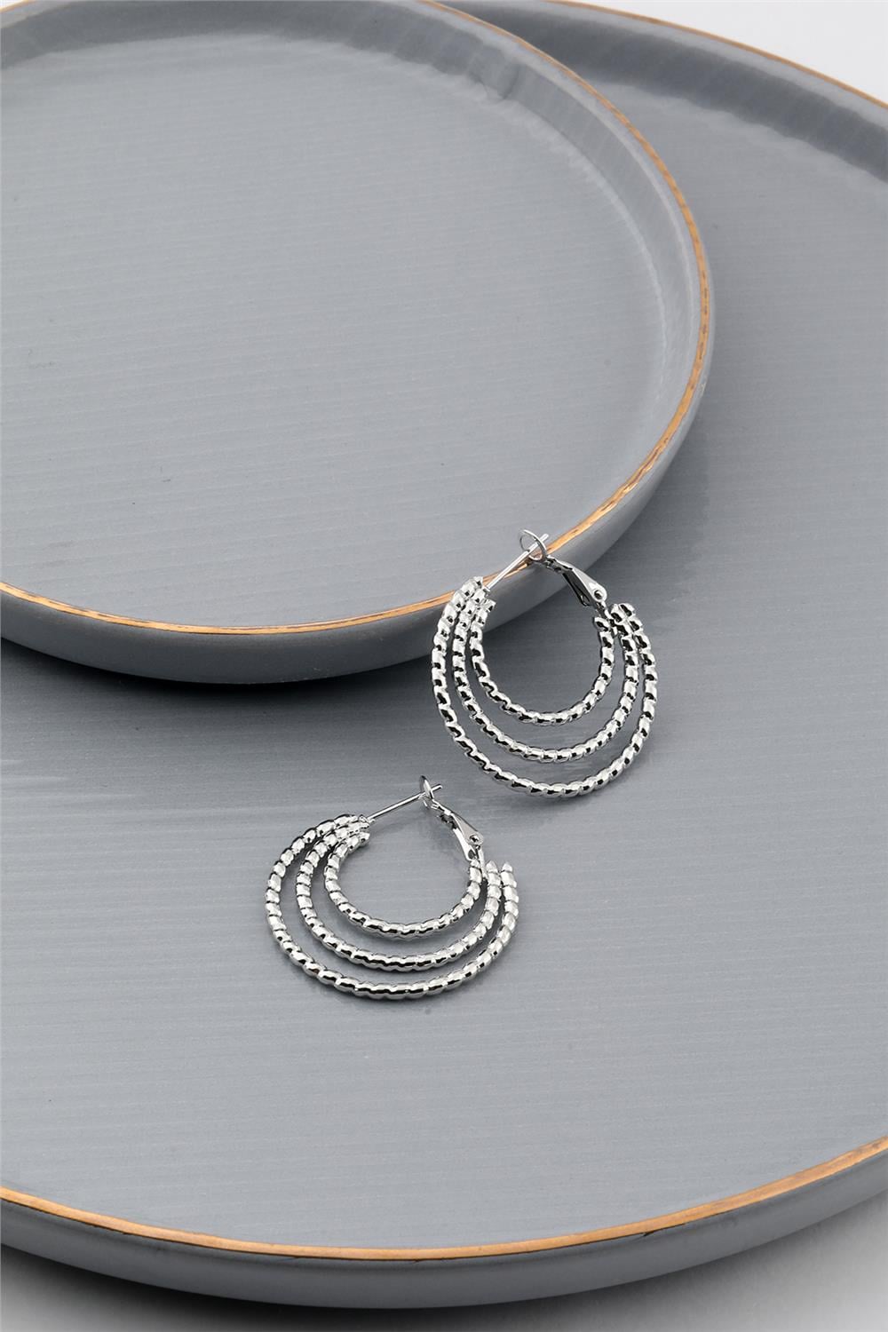 Halka Küpe Silver