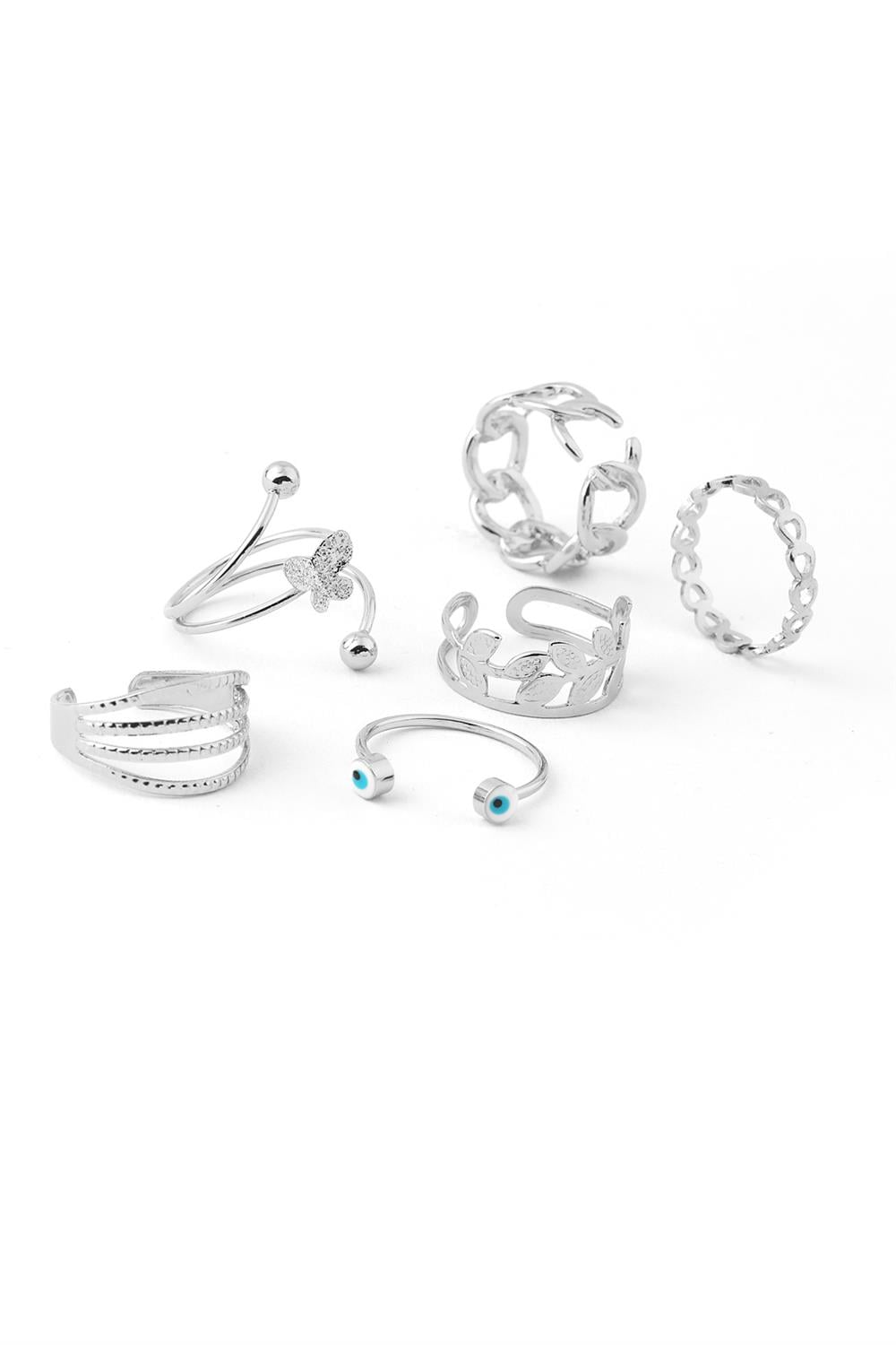 İthal Set Yüzük Silver