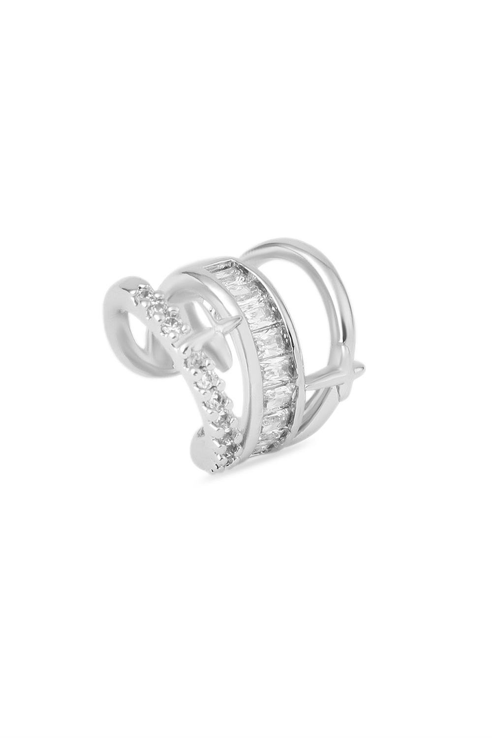 Kıkırdak Küpe Silver