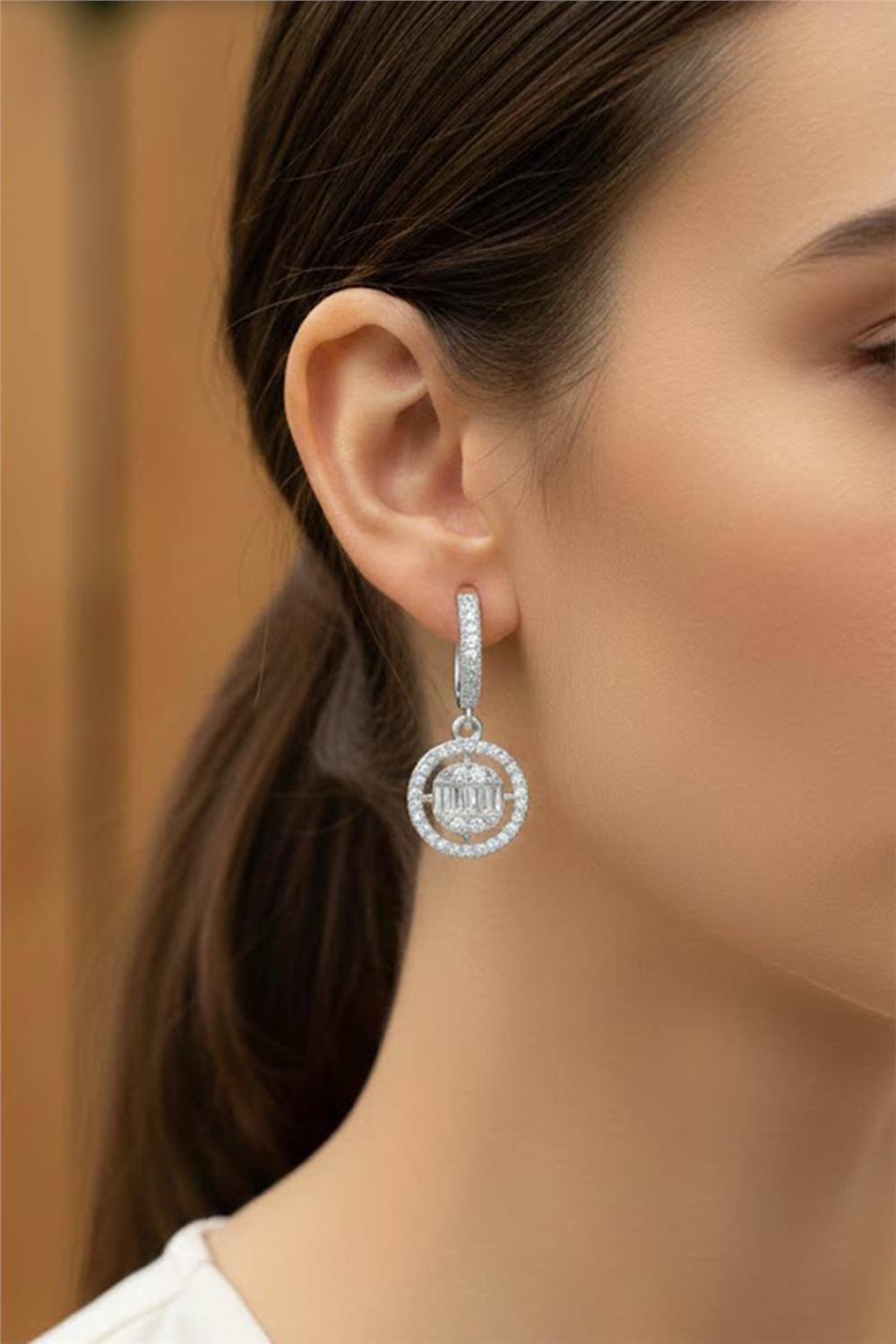 VIP İkili Küpe SILVER