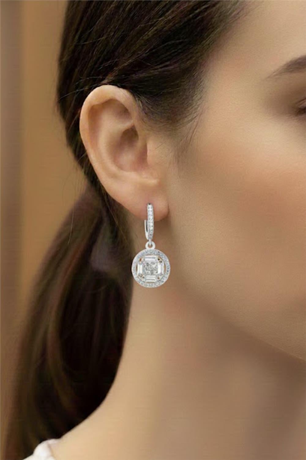 VIP İkili Küpe SILVER