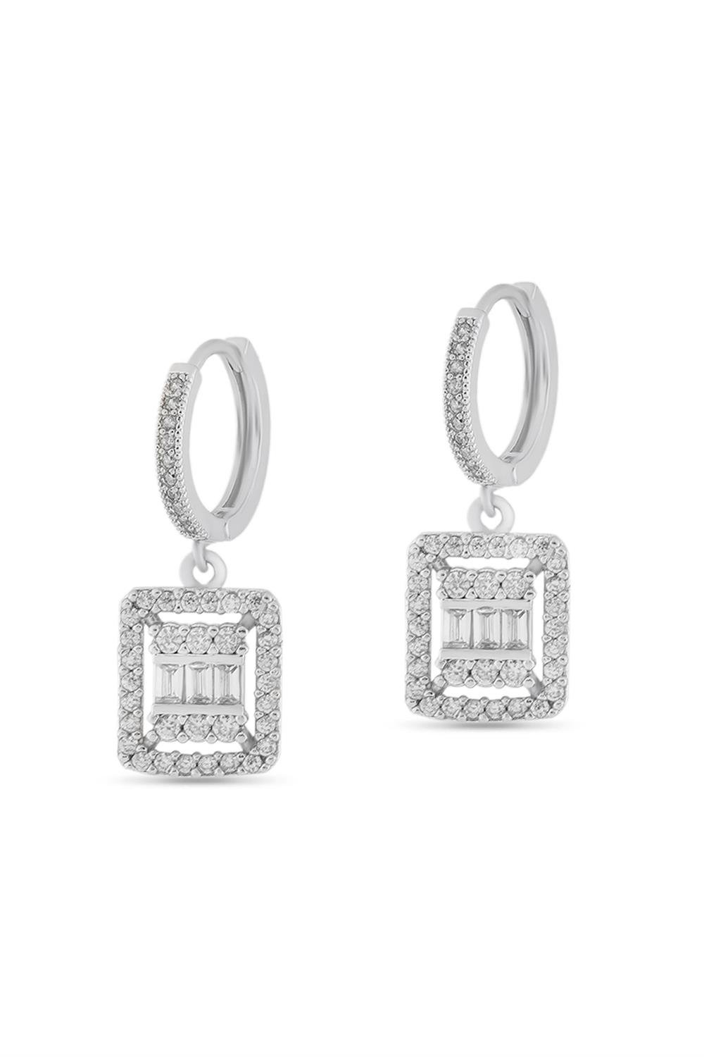VIP İkili Küpe SILVER