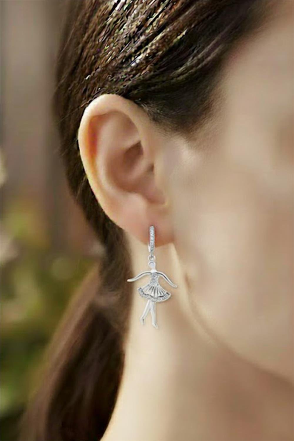 VIP İkili Küpe SILVER