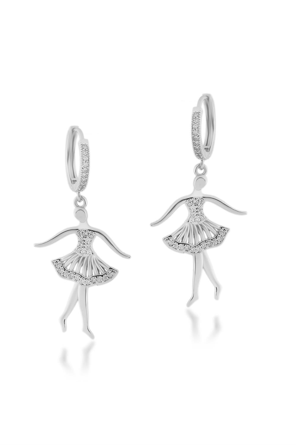 VIP İkili Küpe SILVER