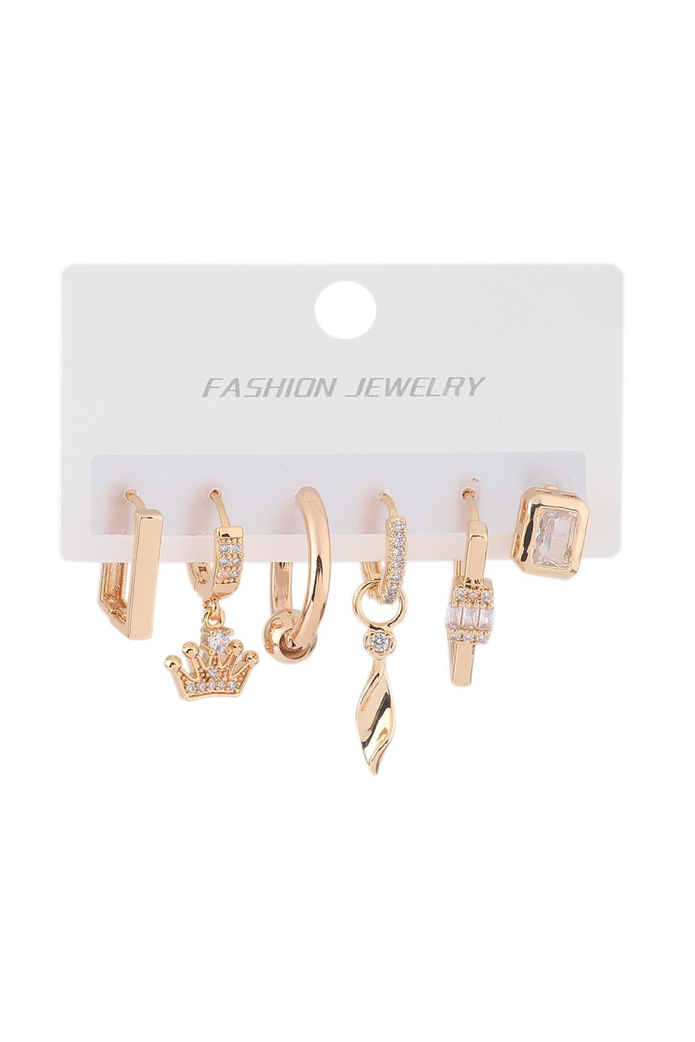 VIP Set Küpe Gold