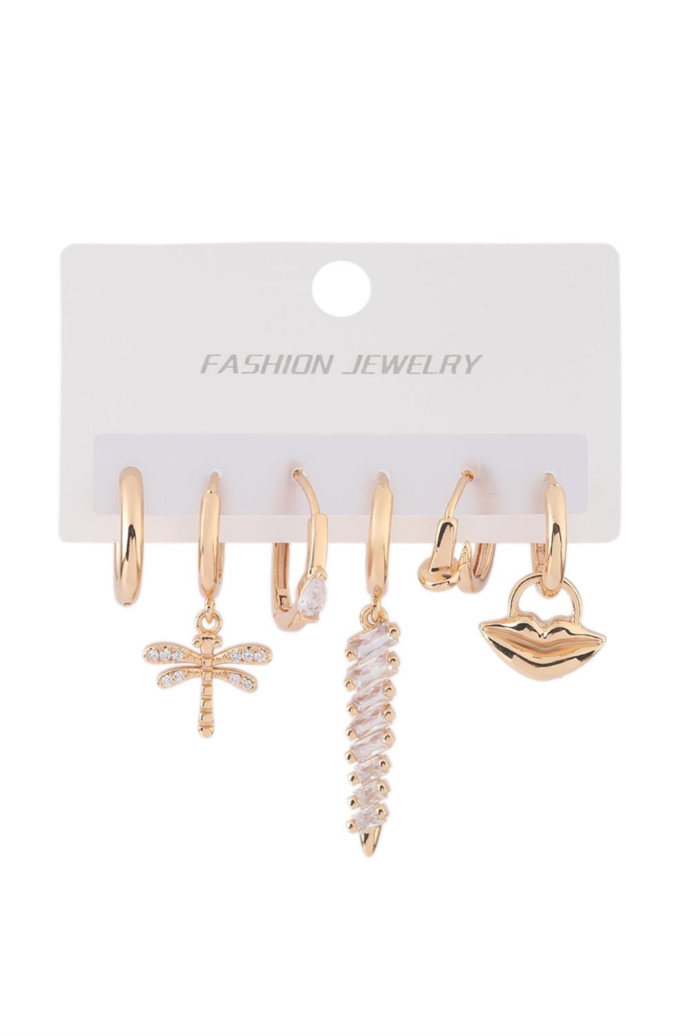 VIP Set Küpe Gold