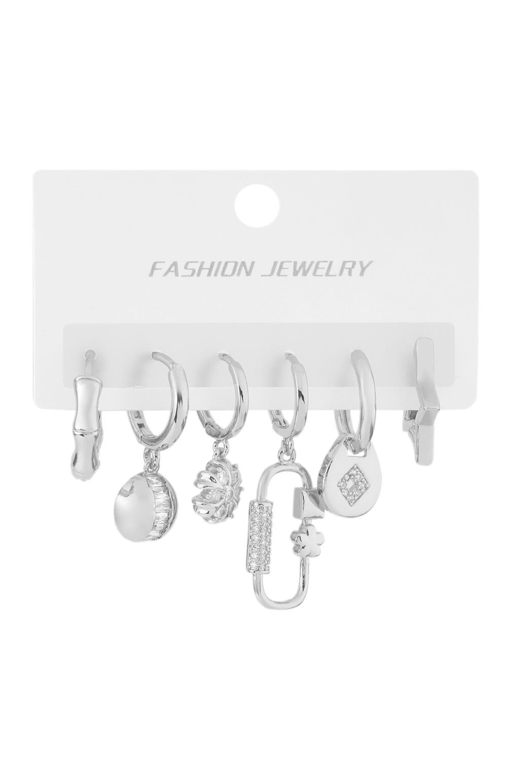 VIP Set Küpe Silver