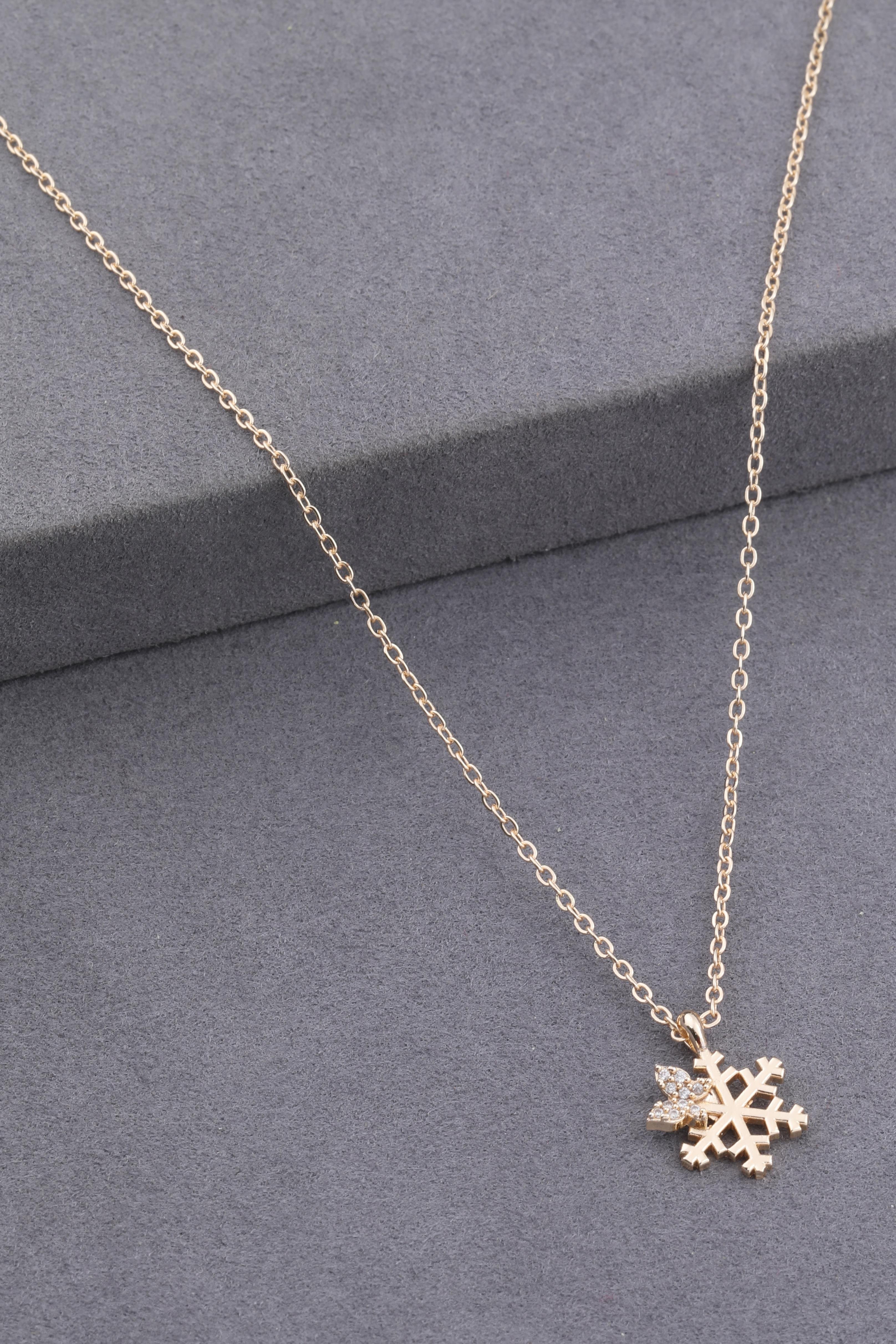 Zirkon Kolye Gold