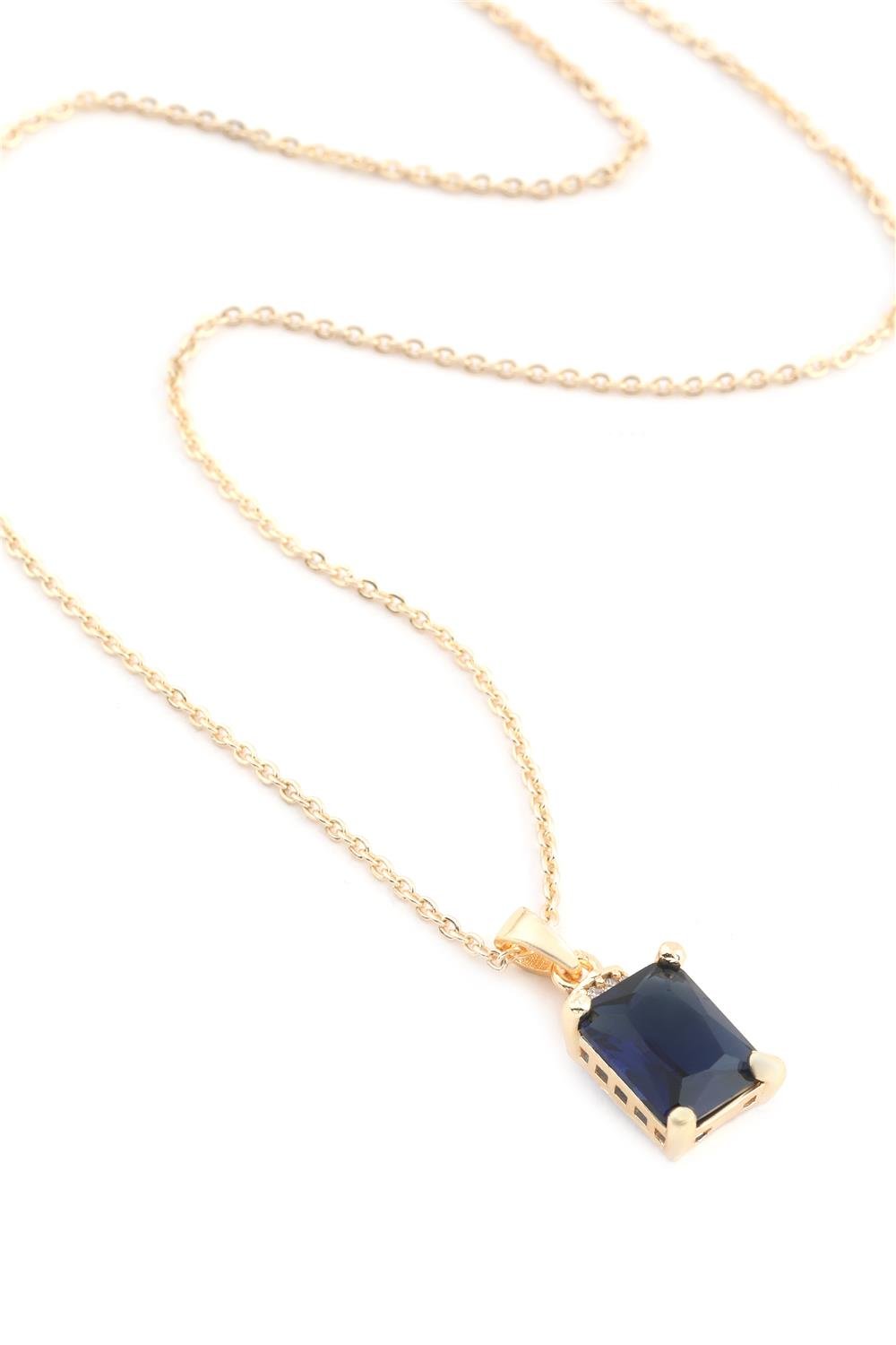 Zirkon Kolye Gold