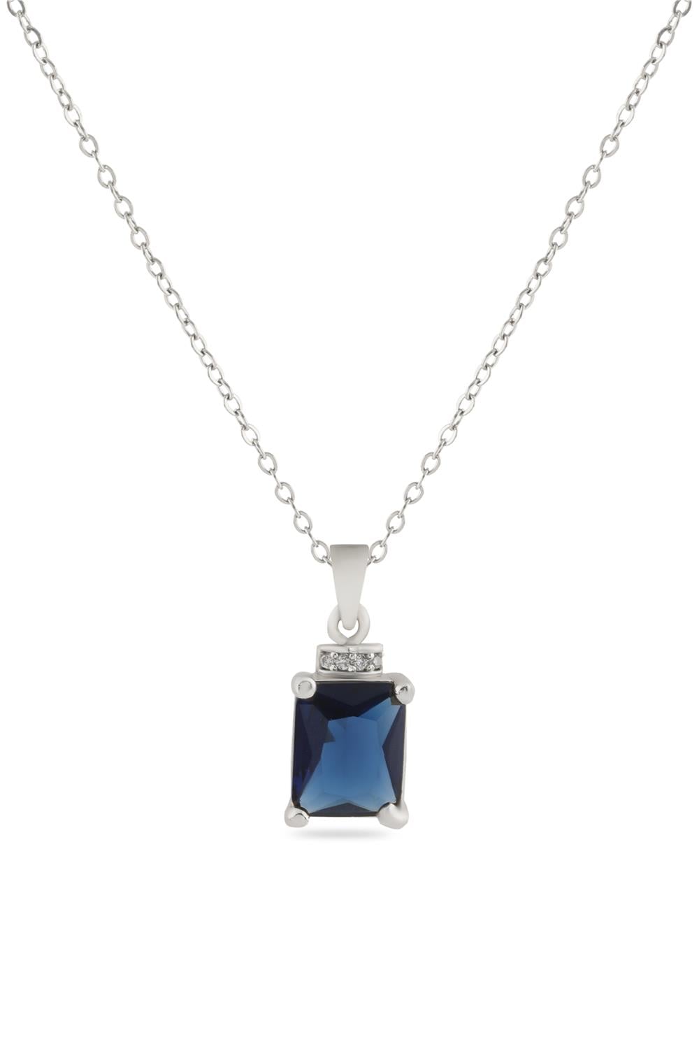 Zirkon Kolye Silver
