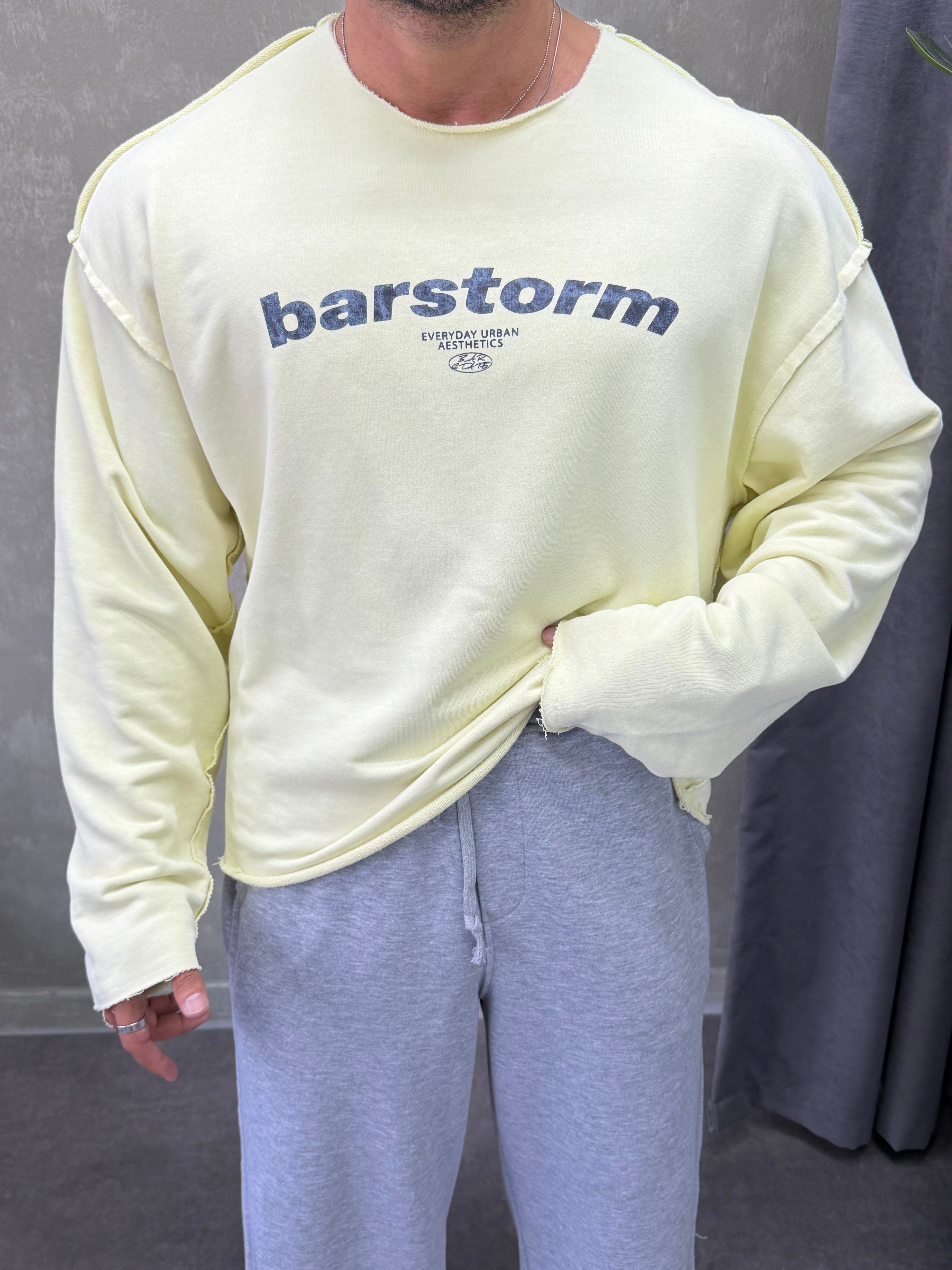   ÖZEL SERİ ÇİFT TARAFLI OVERSIZE SWEAT SARI
