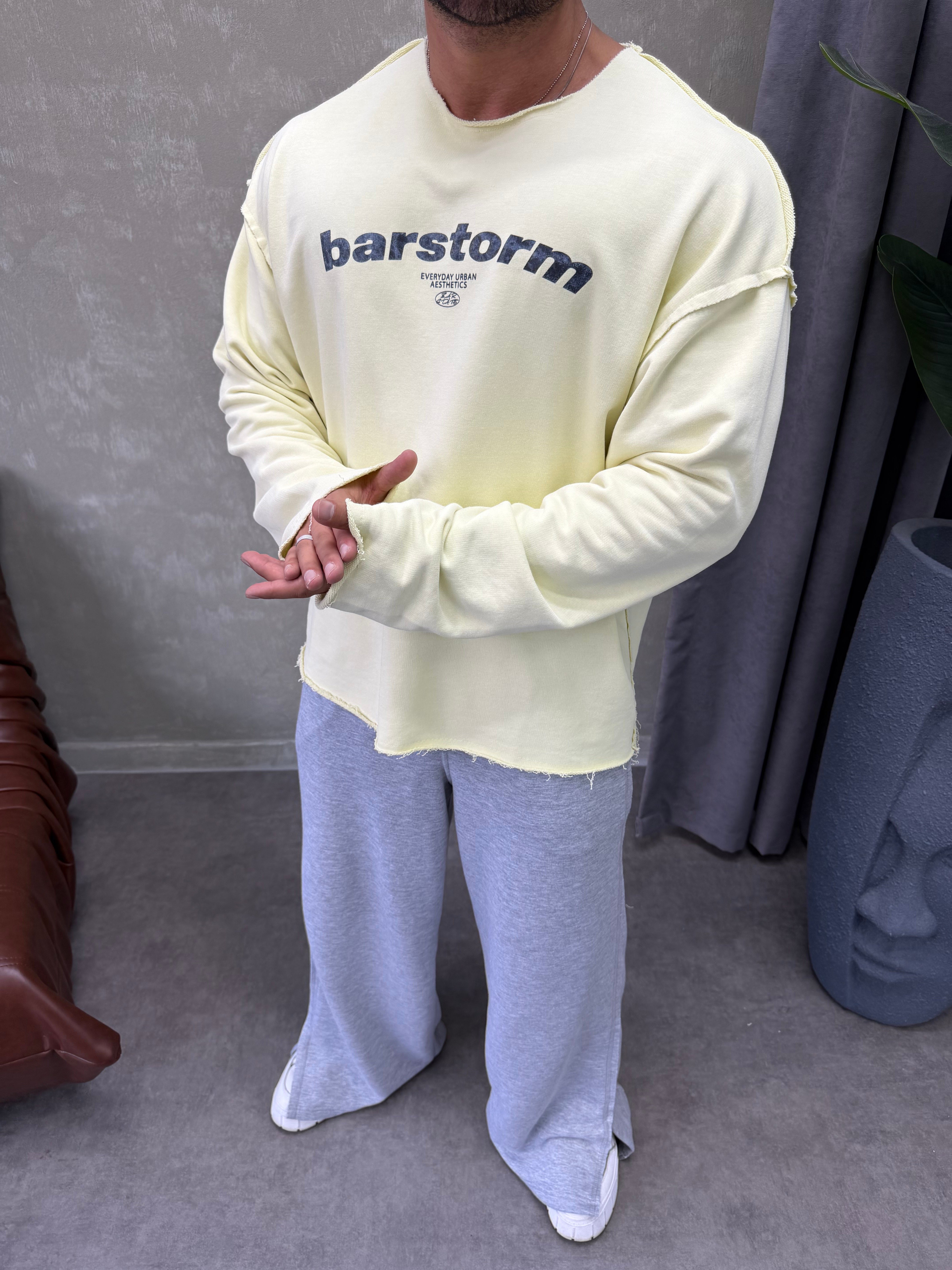   ÖZEL SERİ ÇİFT TARAFLI OVERSIZE SWEAT SARI