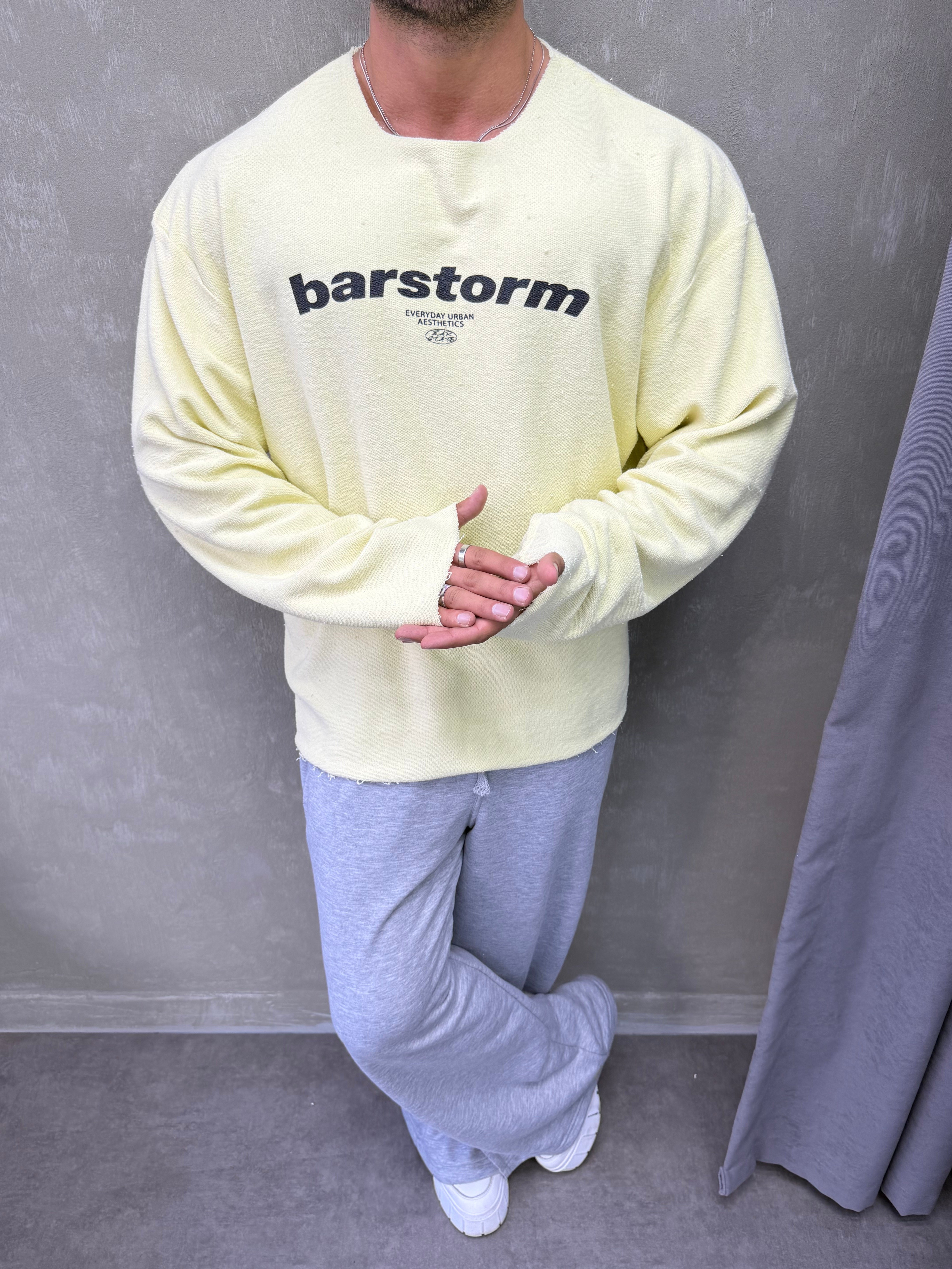   ÖZEL SERİ ÇİFT TARAFLI OVERSIZE SWEAT SARI
