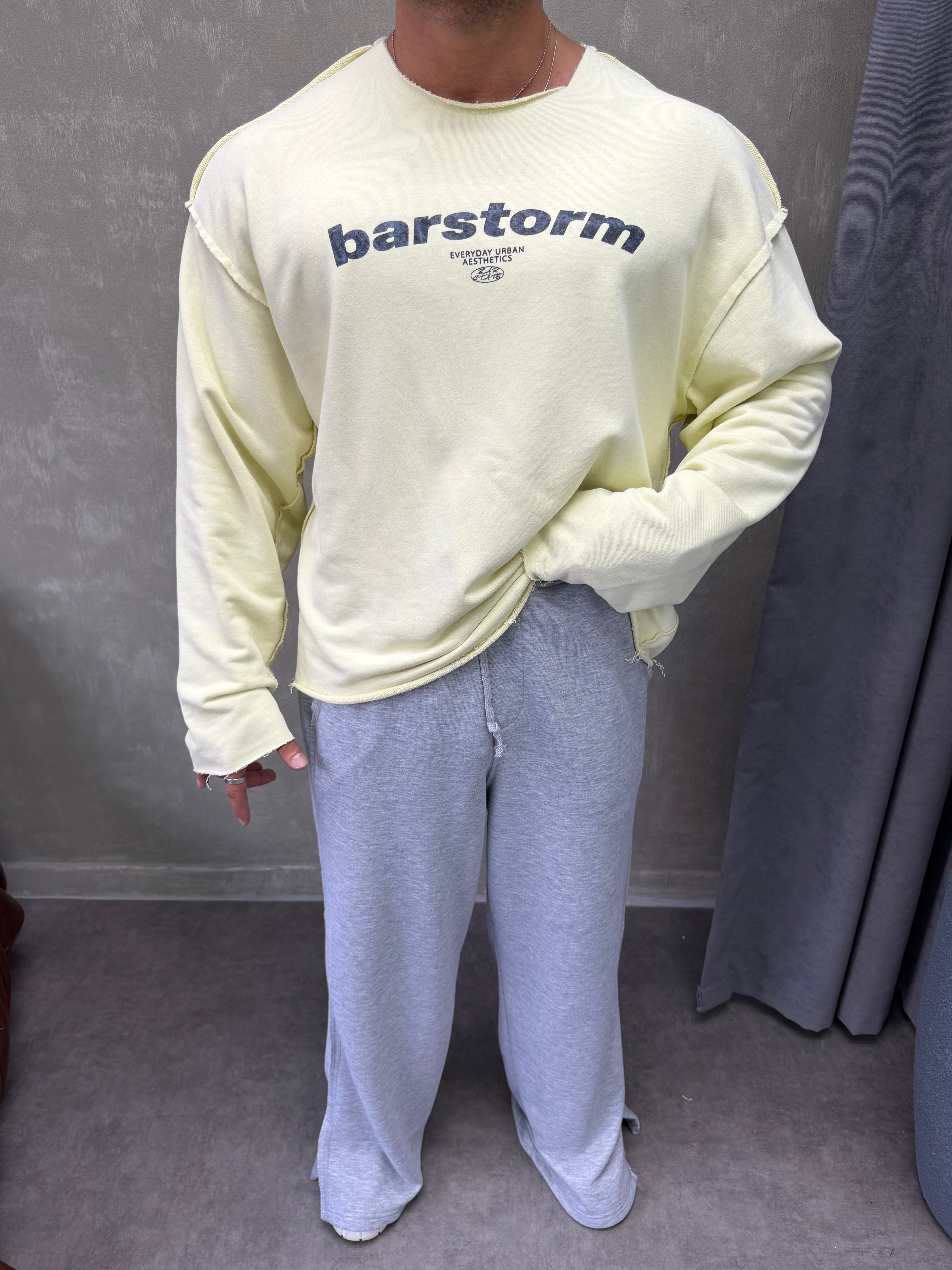   ÖZEL SERİ ÇİFT TARAFLI OVERSIZE SWEAT SARI