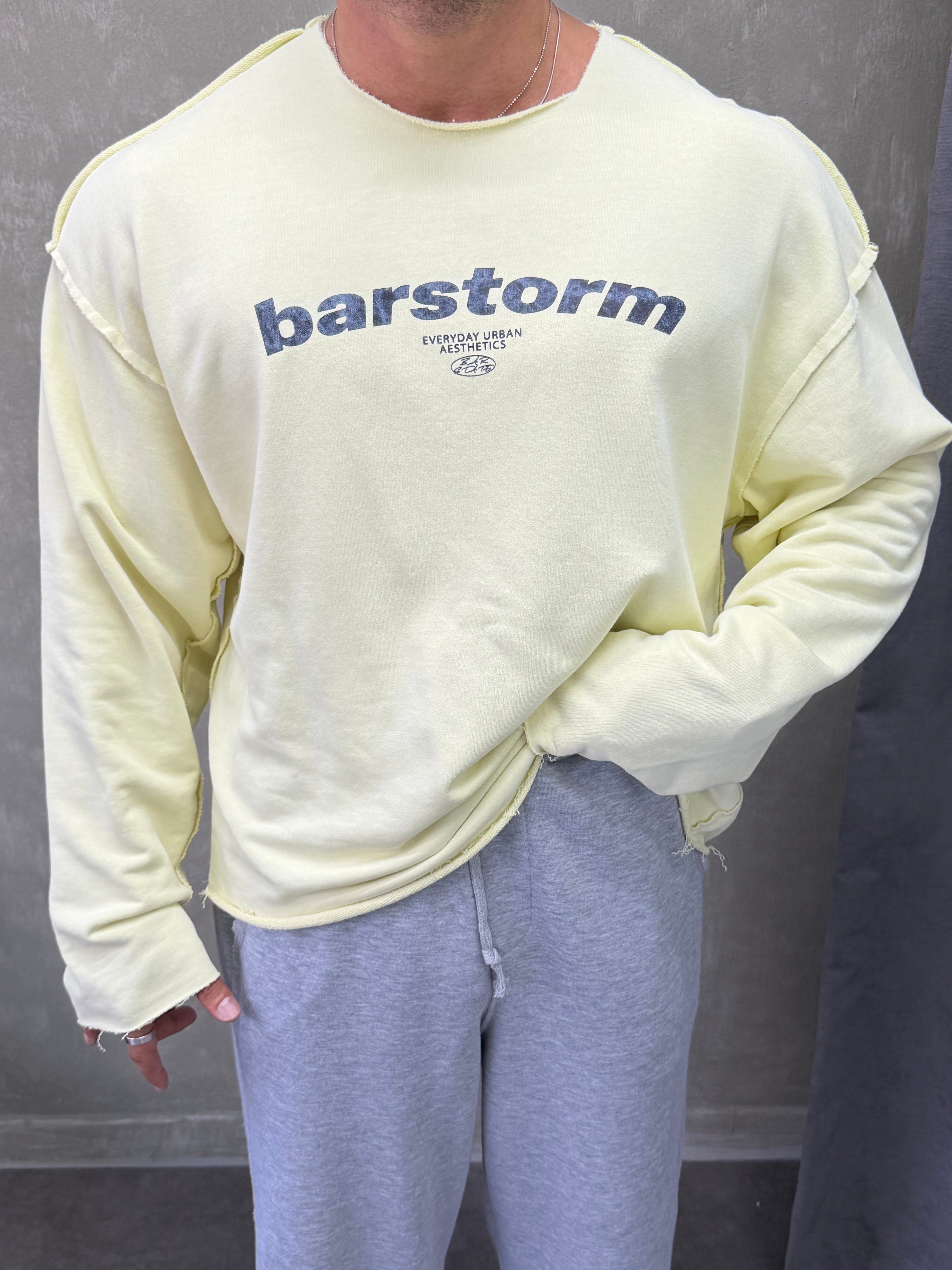   ÖZEL SERİ ÇİFT TARAFLI OVERSIZE SWEAT SARI