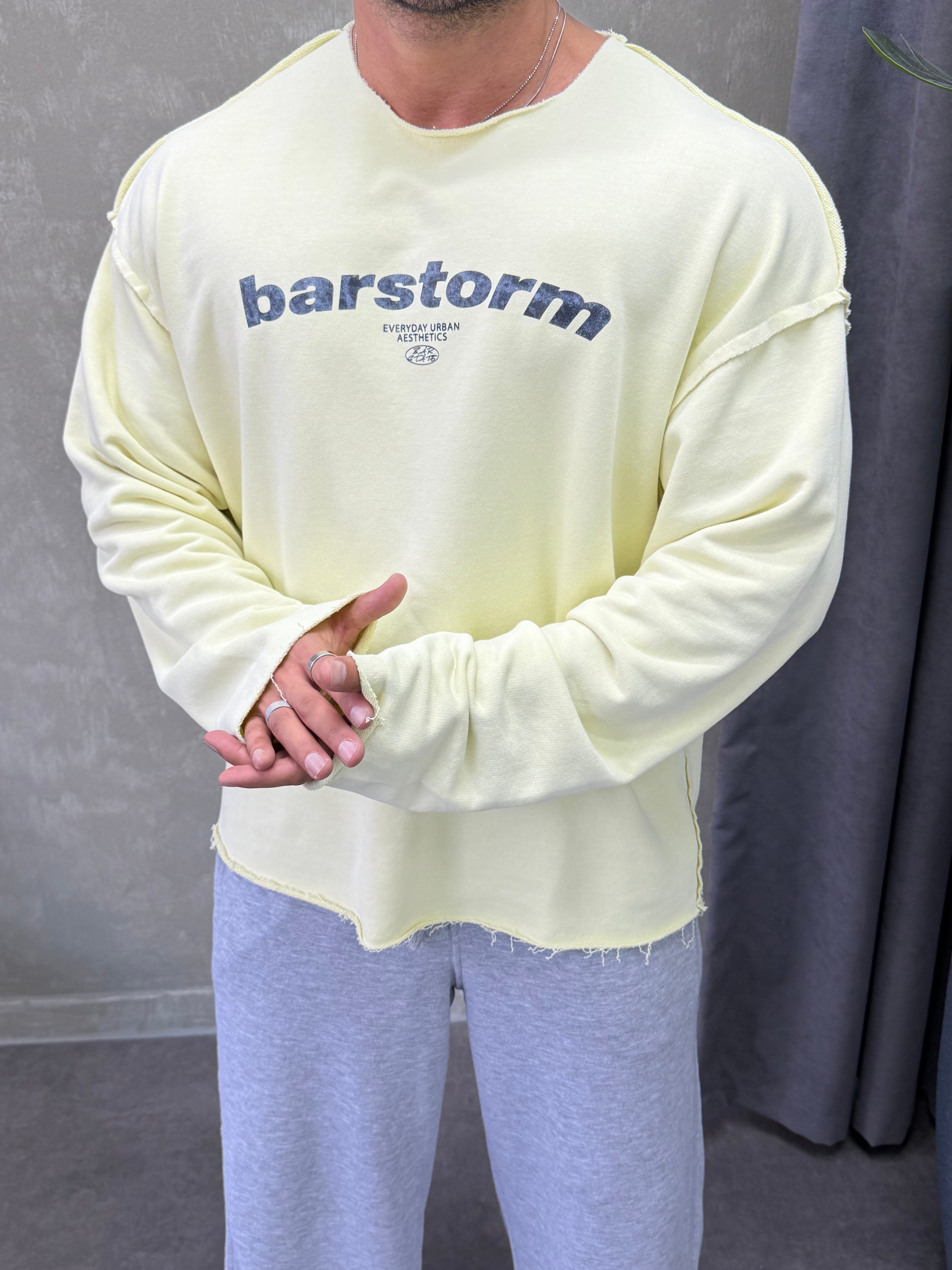   ÖZEL SERİ ÇİFT TARAFLI OVERSIZE SWEAT SARI