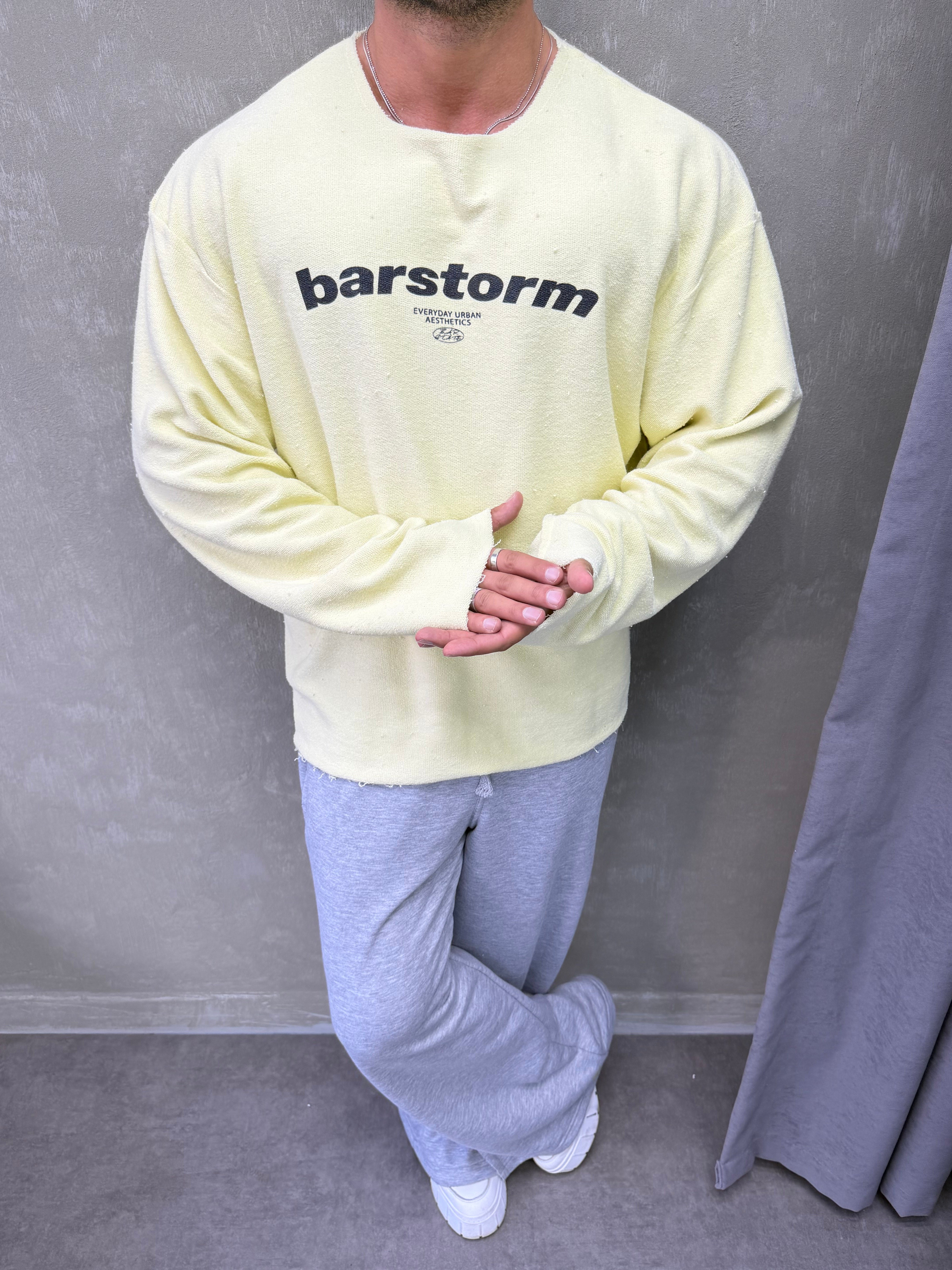   ÖZEL SERİ ÇİFT TARAFLI OVERSIZE SWEAT SARI