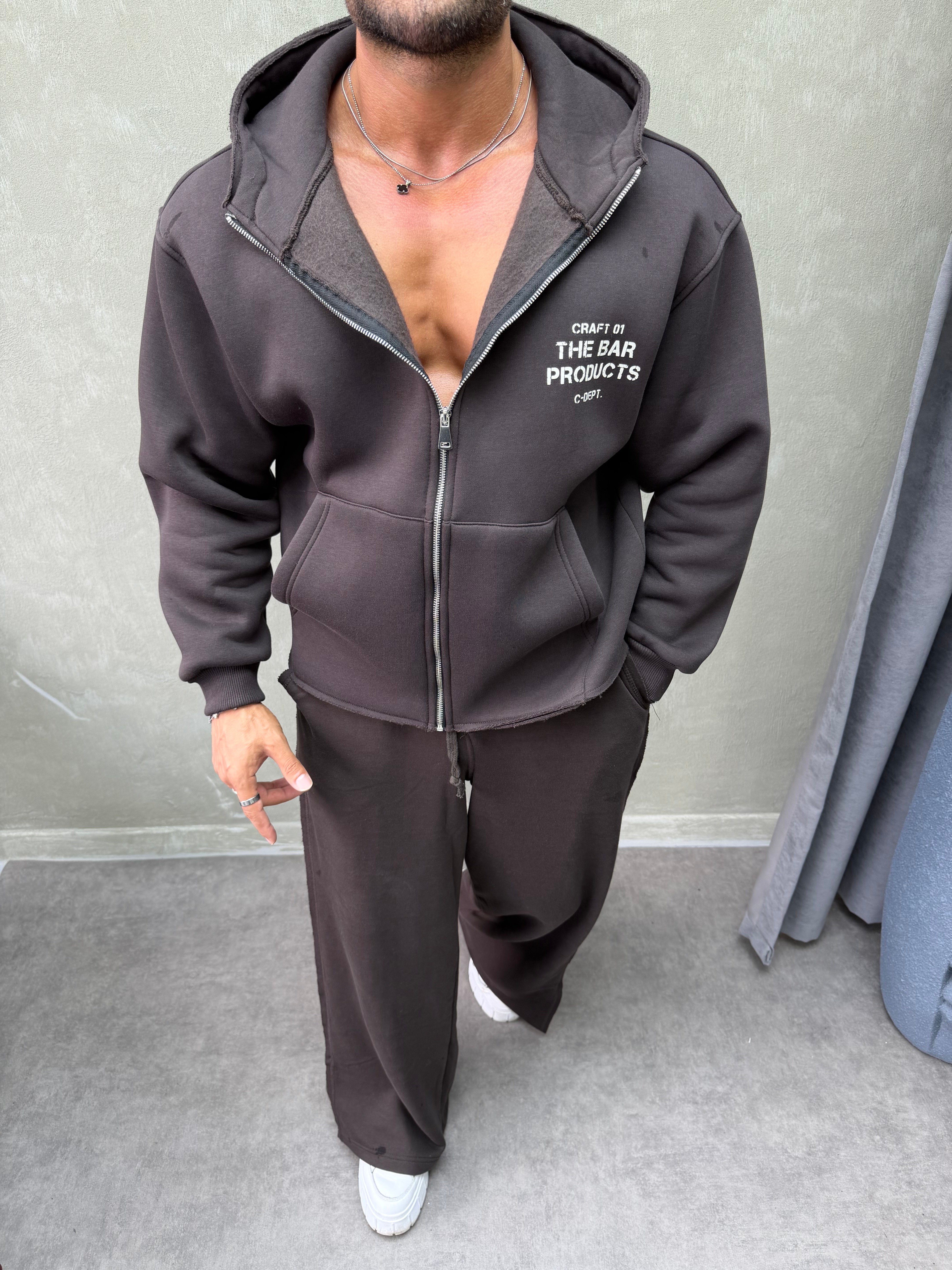 BOXY KALIP OVERSIZE KAPŞONLU SWEAT
