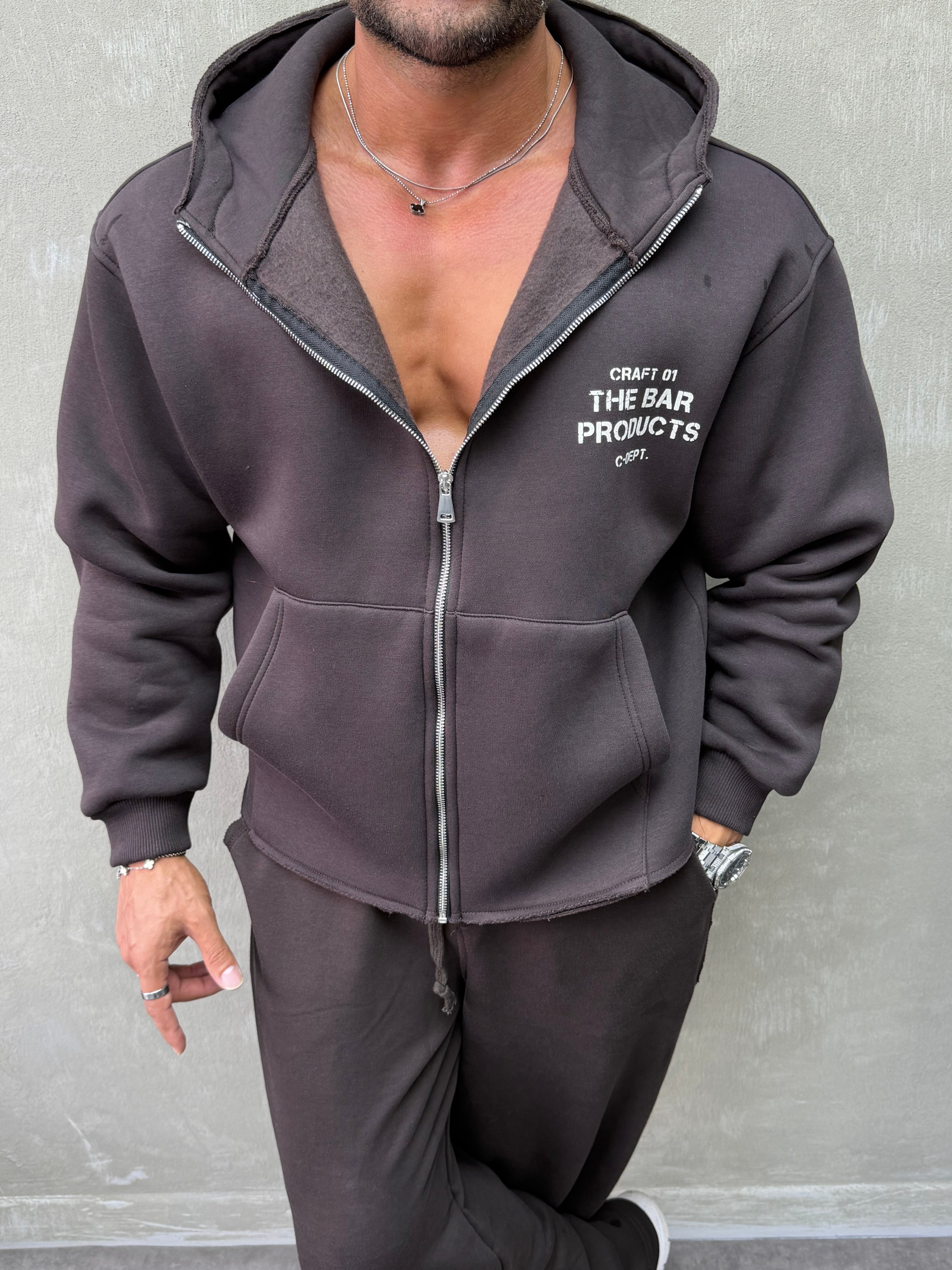 BOXY KALIP OVERSIZE KAPŞONLU SWEAT