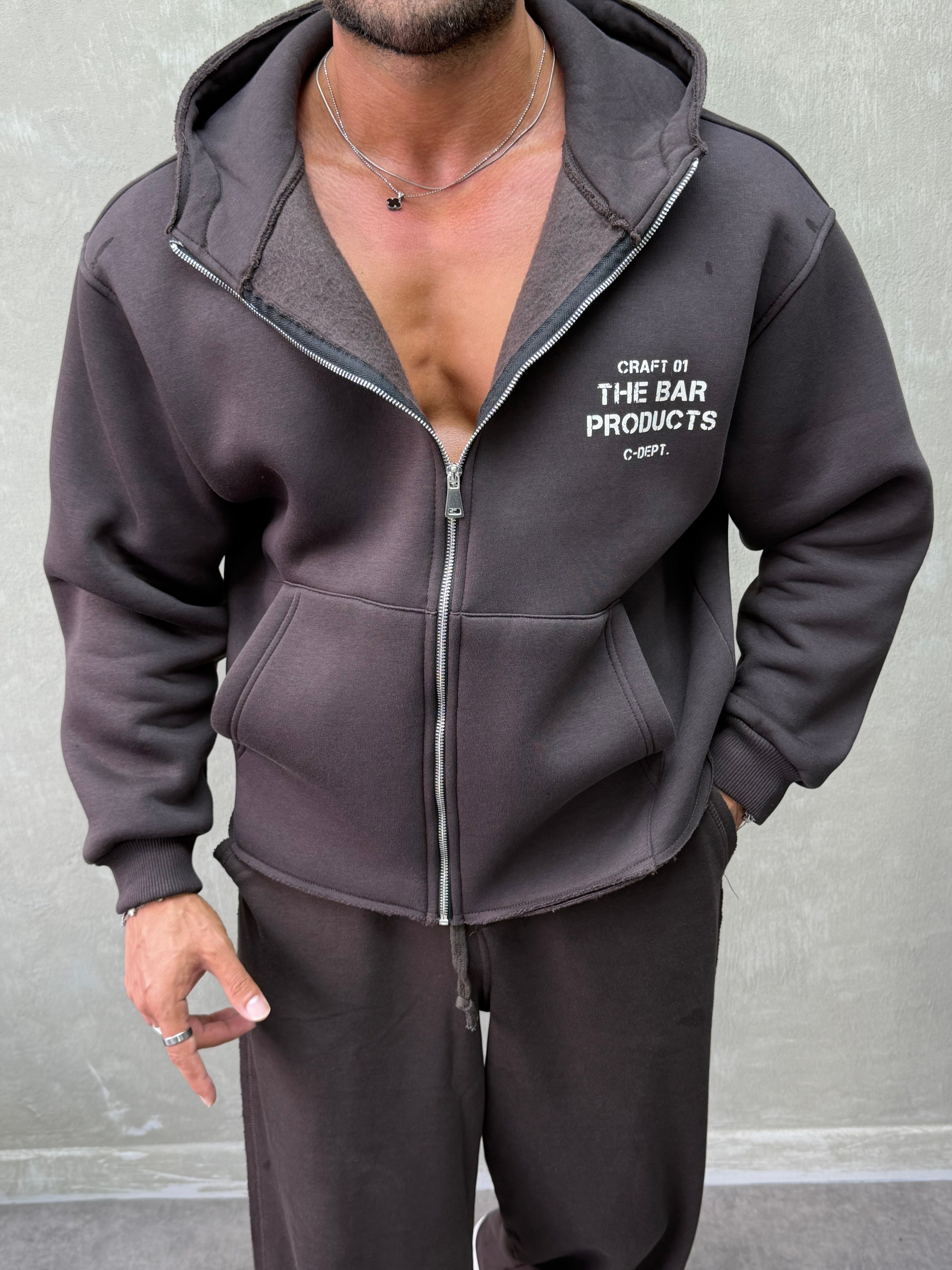 BOXY KALIP OVERSIZE KAPŞONLU SWEAT
